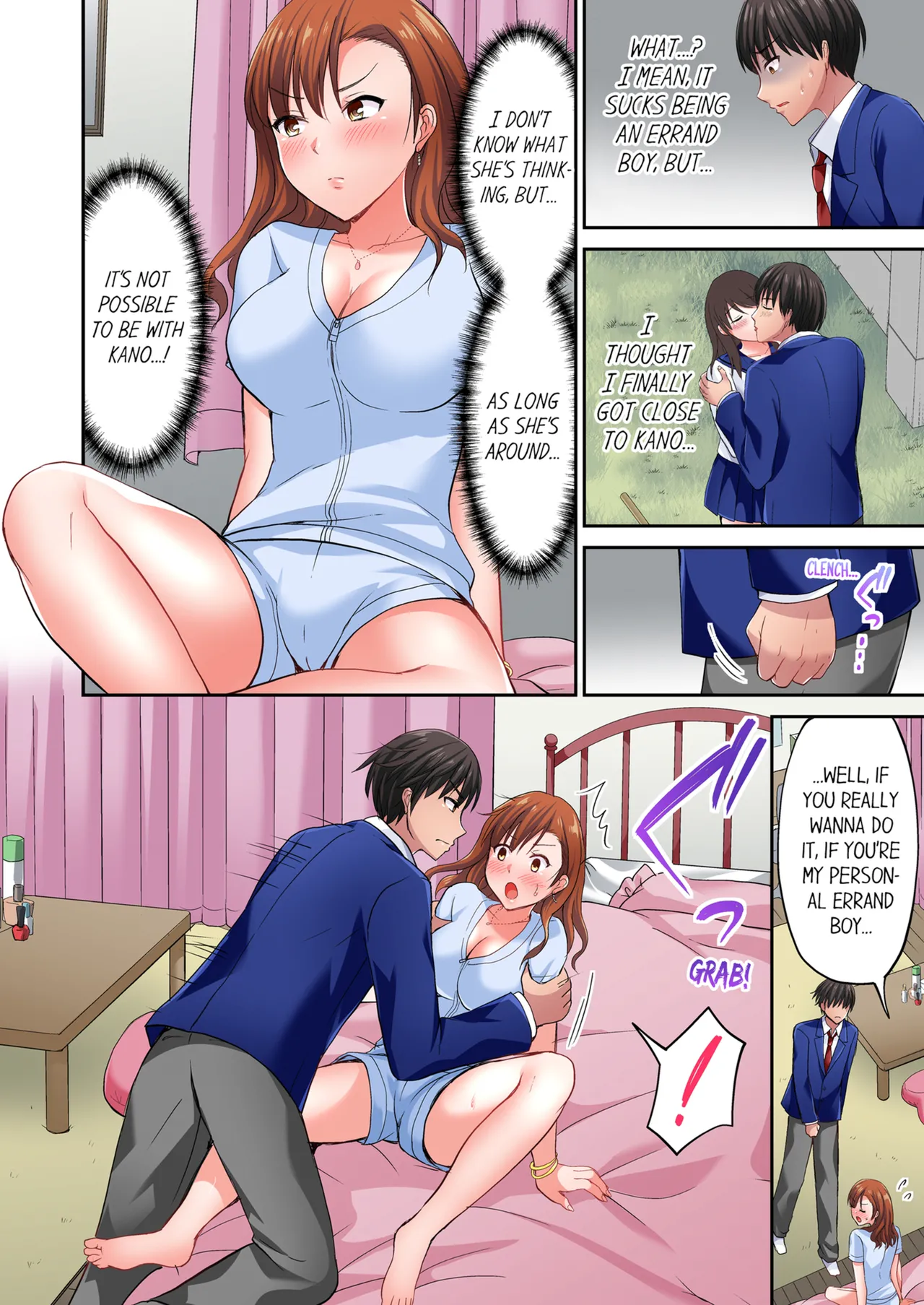 Pashiri no Shita Teku, Yabaitte... ~ Ebi Sori Iki Suru Namaiki Gyaru | Bullied Boy's Tongue Revenge Vol.1-4 page 61 - sole male full color hentai manga - read online free
