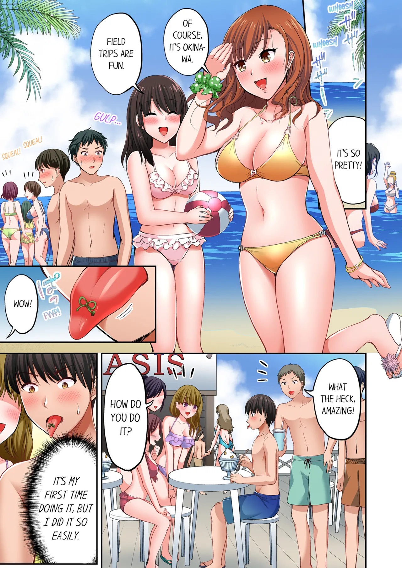 Pashiri no Shita Teku, Yabaitte... ~ Ebi Sori Iki Suru Namaiki Gyaru | Bullied Boy's Tongue Revenge Vol.1-4 page 75 - kissing virginity hentai manga - read online free