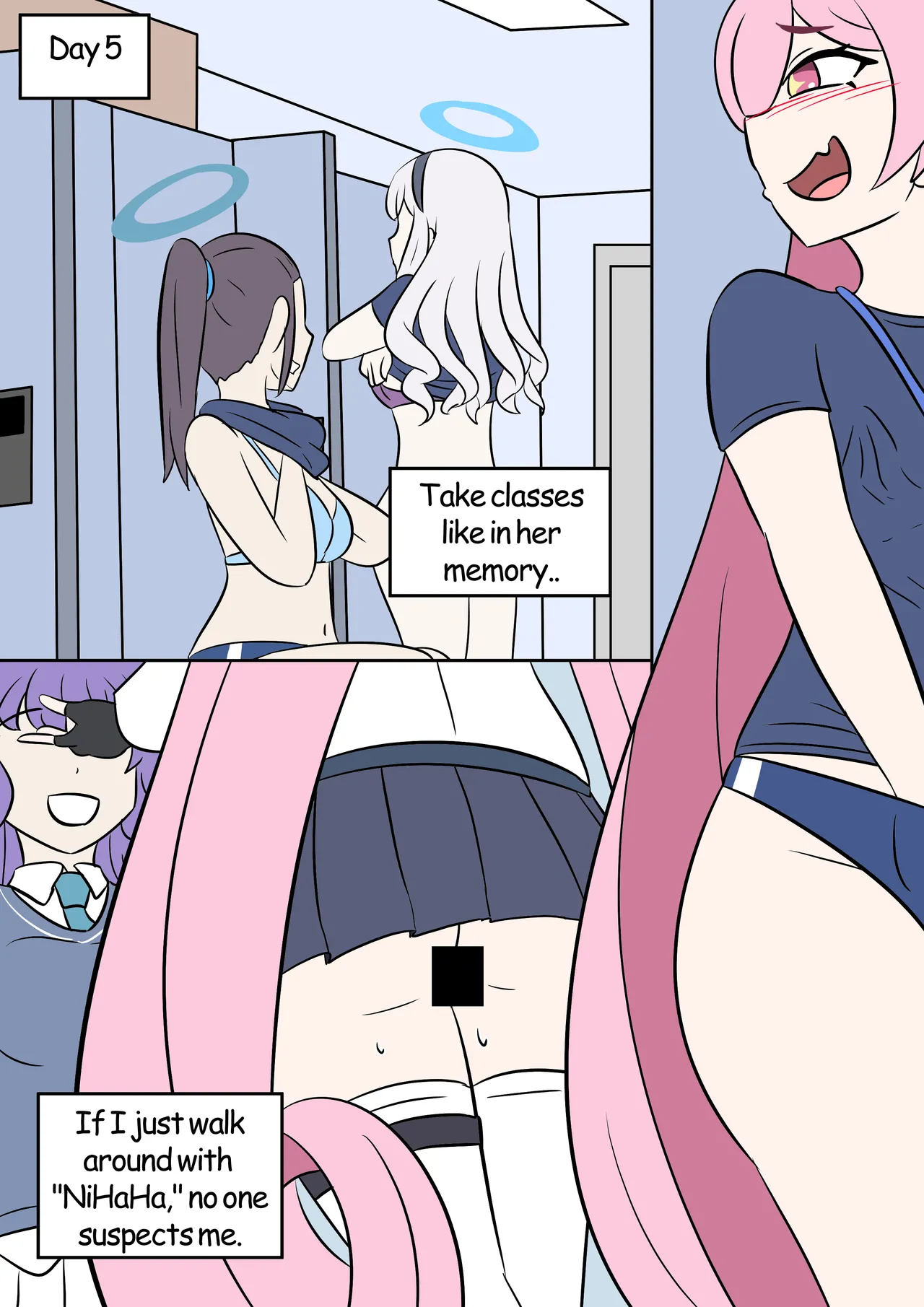 Koyuki Hacking page 14 featuring noa ushio blue archive parody - kemonomimi very long hair hentai manga - read online free