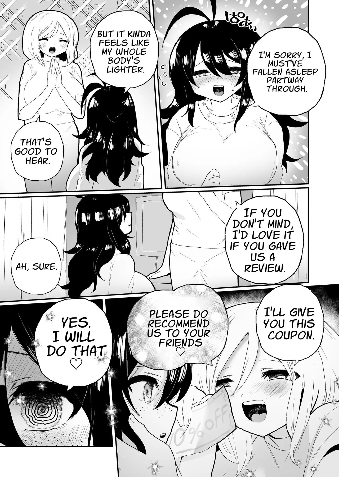 Saimin Massaji No Iinari Chikubi Mo Kuri Mo Sukikatte Sarechau Jimiko Chan | As Thy Masseuse Commands page 35 original parody - big breasts urethra insertion hentai manga - read online free