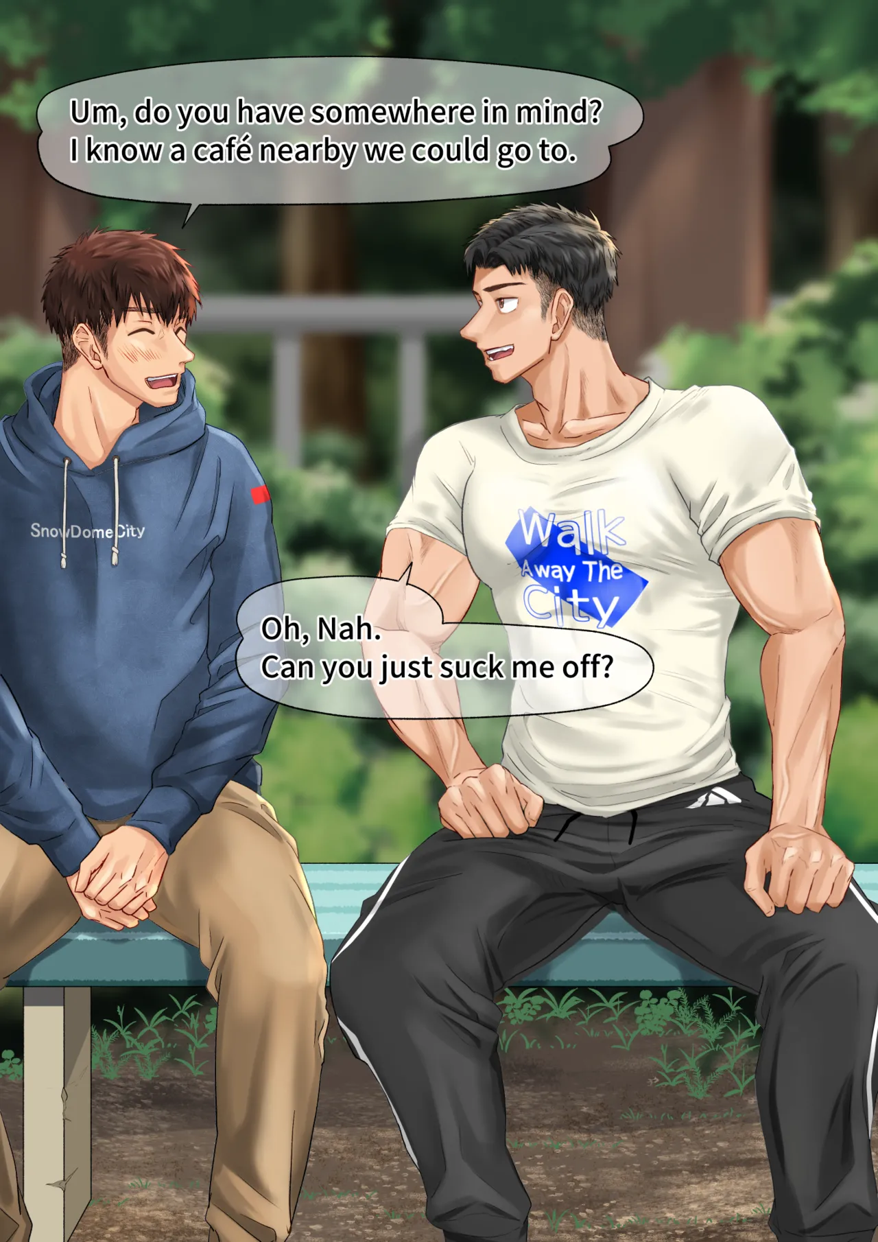 [motyaki] アプリでヤリ捨て(p10.)【ENG】 (Pixiv Fanbox) page 14 original parody - males only yaoi hentai manga - read online free