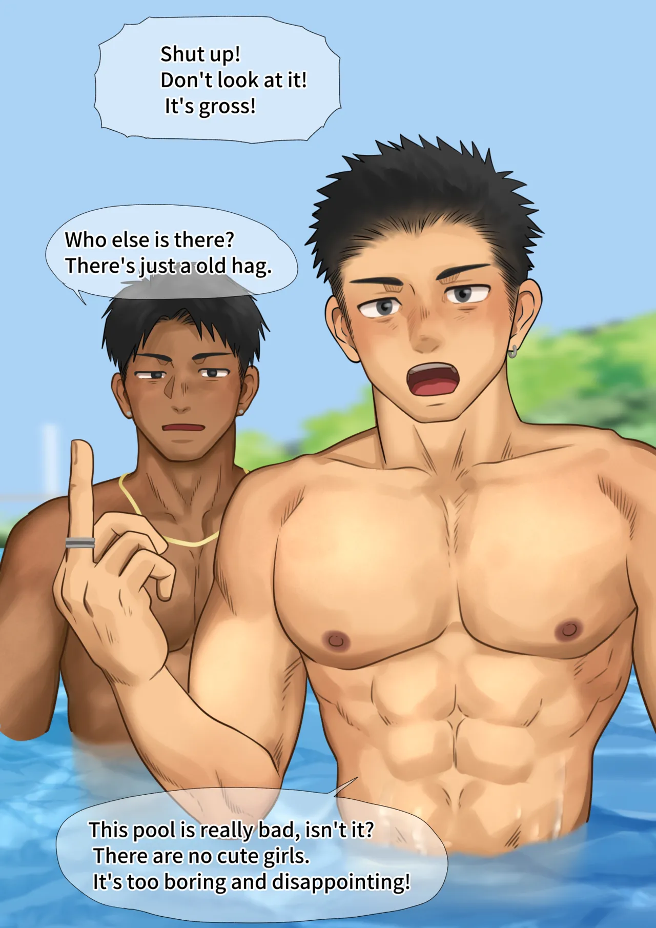 プール監視員のお仕置きファック page 9 original parody - males only yaoi hentai manga - read online free