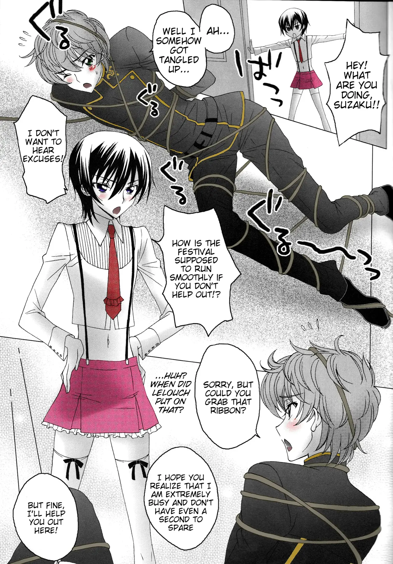 (SUPER21) [MAX&COOL. (Sawamura Kina)] Lucky Sukebe Miracle Drug (CODE GEASS: Lelouch of the Rebellion) [English] [Tigoris Translates]partial color page 26 featuring suzaku kururugi code geass parody - schoolgirl uniform transformation hentai manga - read online free