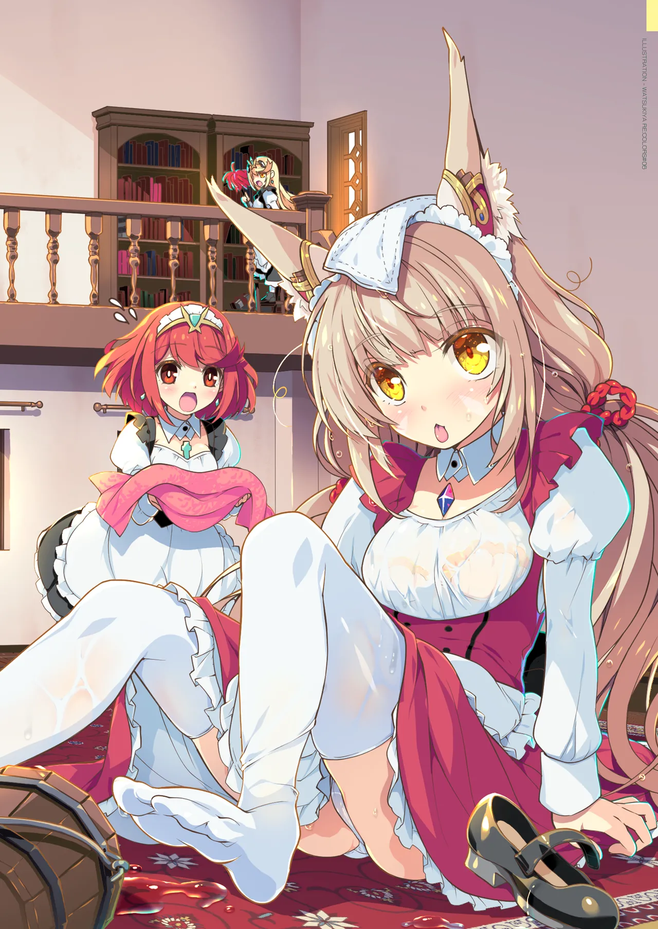 RE:COLORS!# 06 Kanojo ga Mizugi ni Kigaetara Rakuen ni Ichiban Chikai Shima!? page 58 xenoblade chronicles 2 parody - full color mosaic censorship hentai manga - read online free