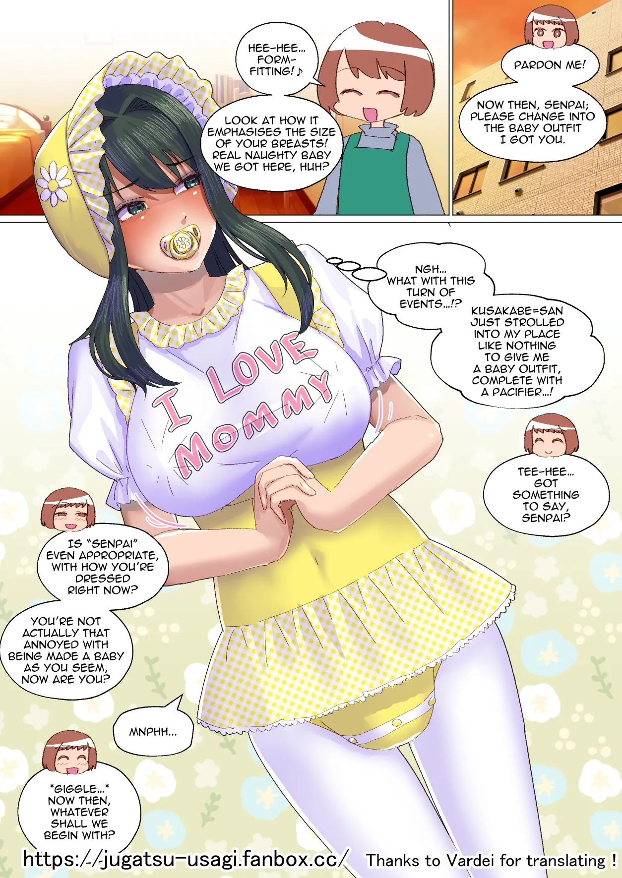 Kouhai no Iinari Baby | At Kouhai's Behest page 13 original parody - full color big breasts hentai manga - read online free