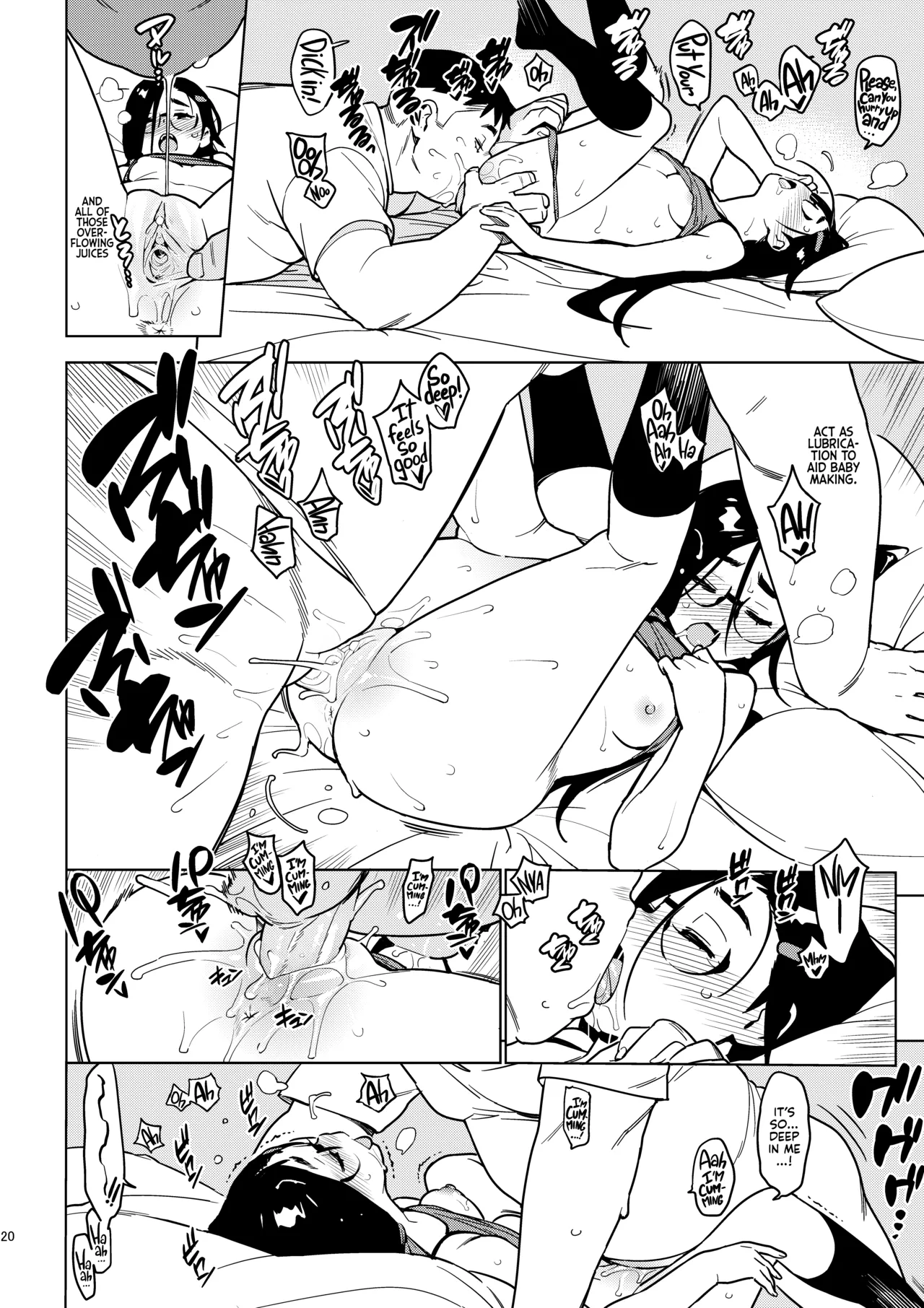 Saori page 19 original parody - kissing glasses hentai manga - read online free