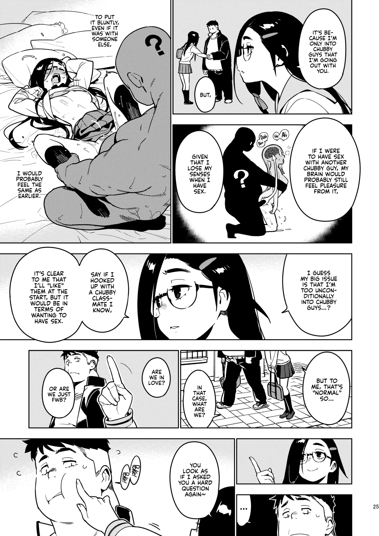 Saori page 24 original parody - kissing glasses hentai manga - read online free