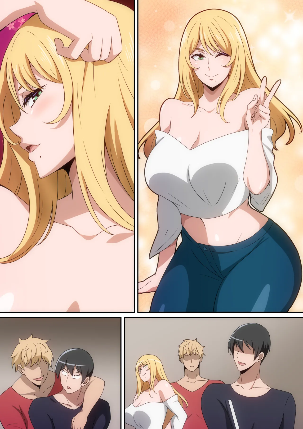 シェアハウス破壊女 page 47 original parody - kissing big breasts hentai manga - read online free