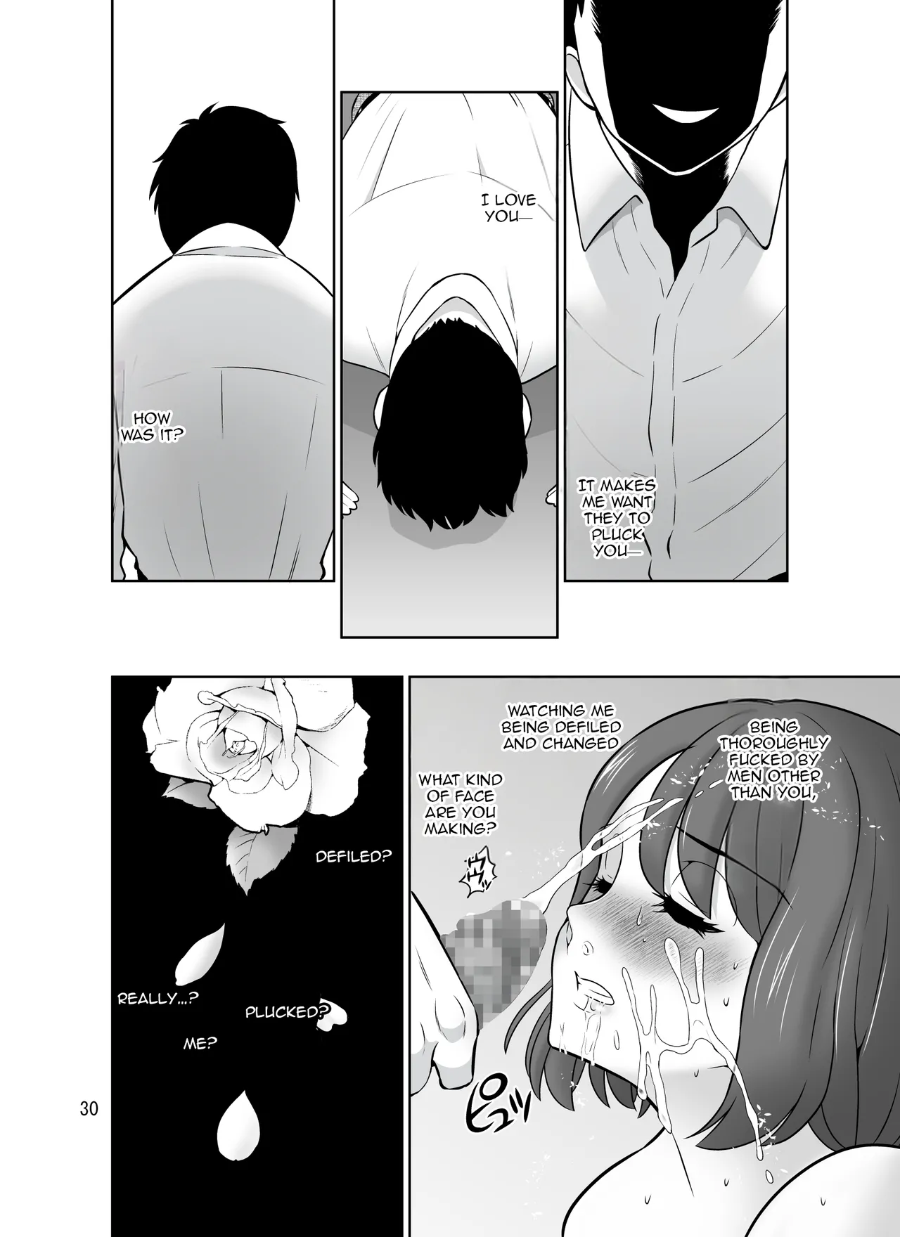 Shirobaranokimi | The White Rose of You page 30 original parody - sole female mosaic censorship hentai manga - read online free