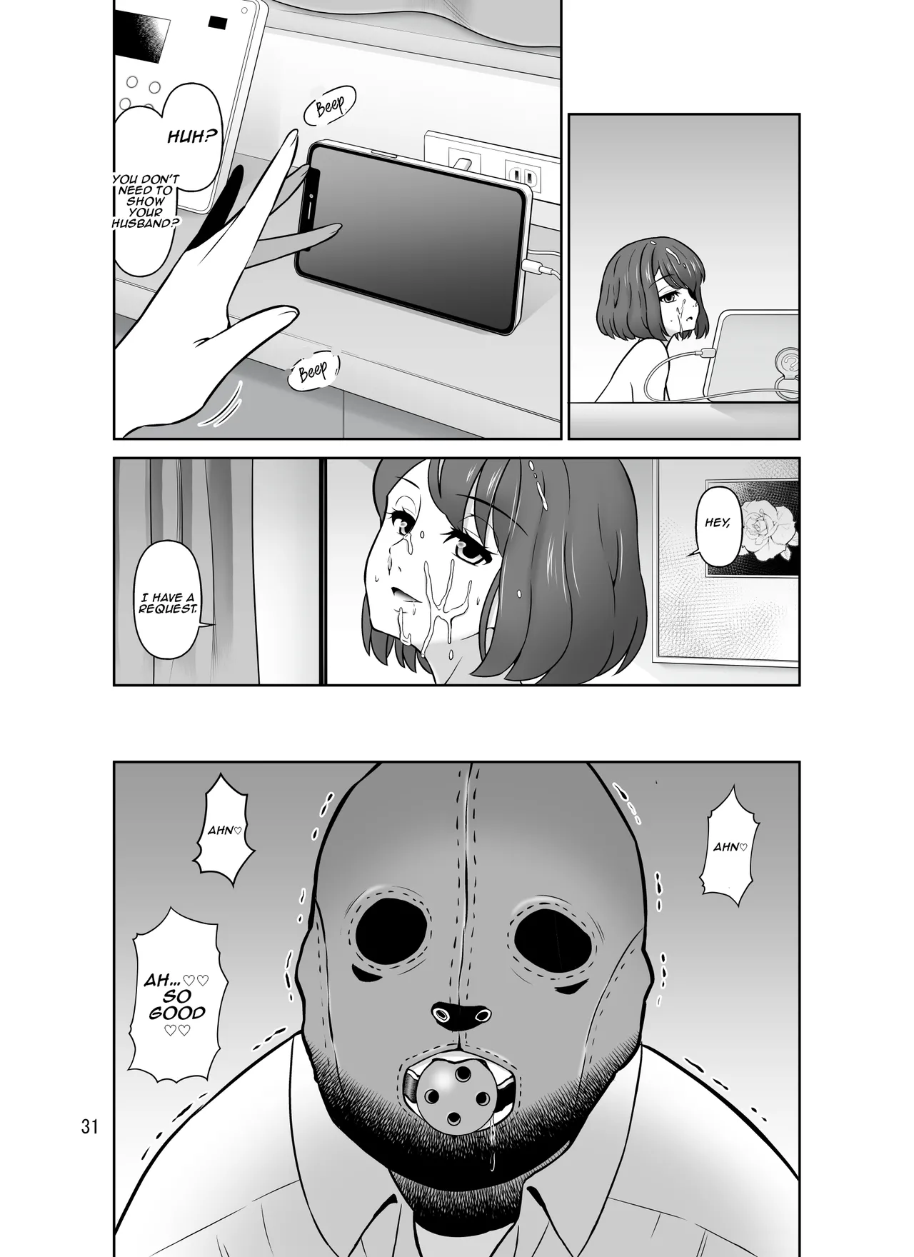 Shirobaranokimi | The White Rose of You page 31 original parody - gag mmf threesome hentai manga - read online free