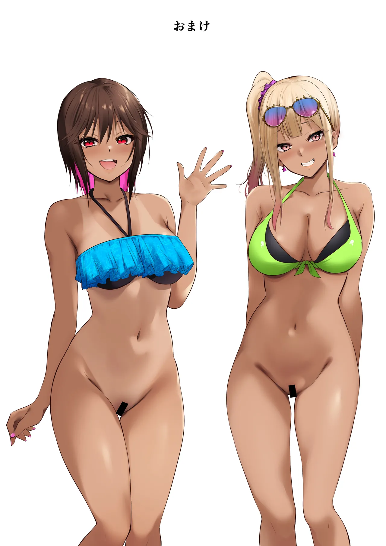 Umi no Ie de Baito shitetara Kuro Gyaru Doukyuusei ni Gyaku Nan sarete Asedaku Doutei Sotsugyou shita Natsu no Hi page 33 original parody - swimsuit group hentai manga - read online free