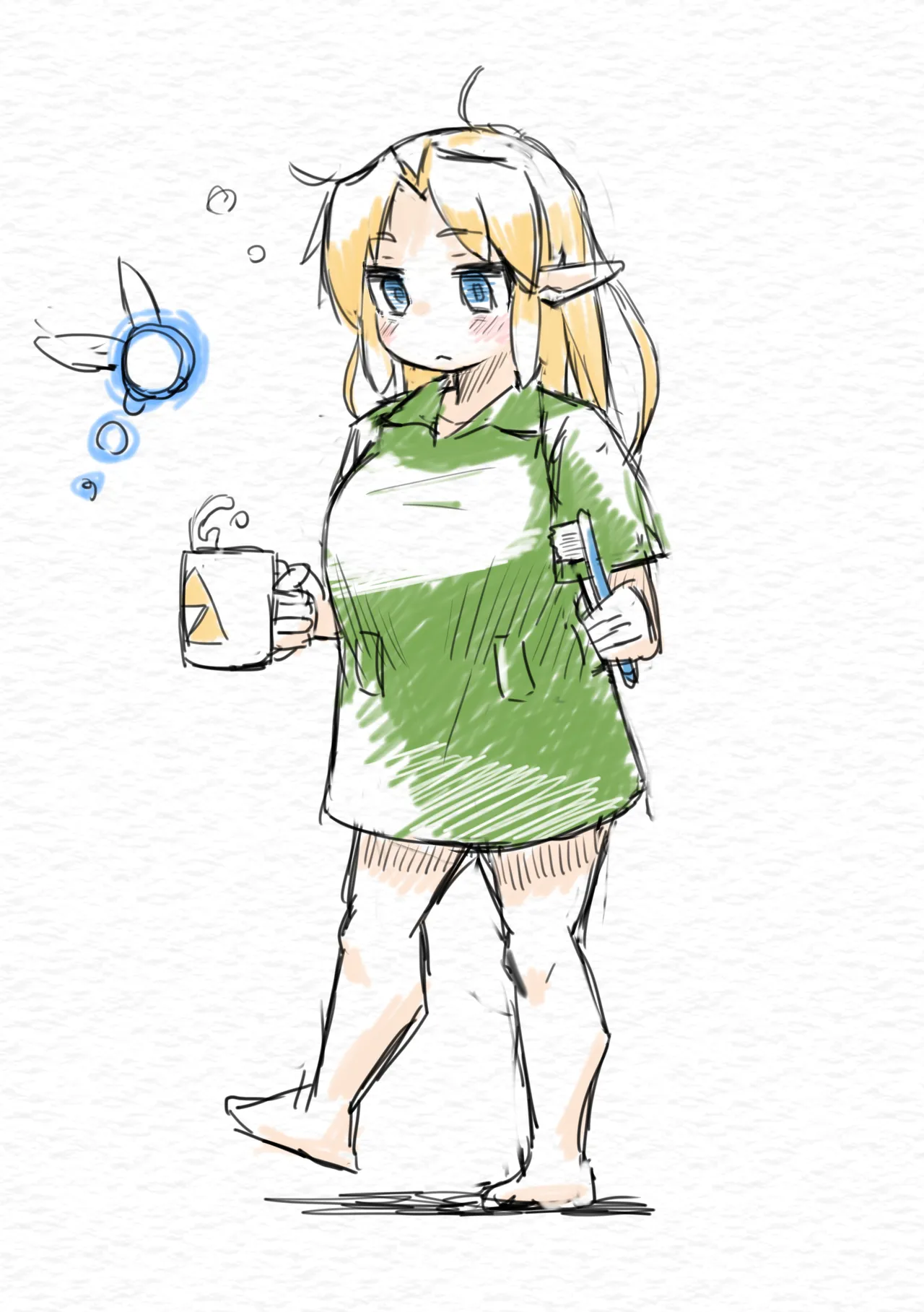 OOT FemLink page 50 featuring link the legend of zelda parody - full color pantyhose hentai manga - read online free