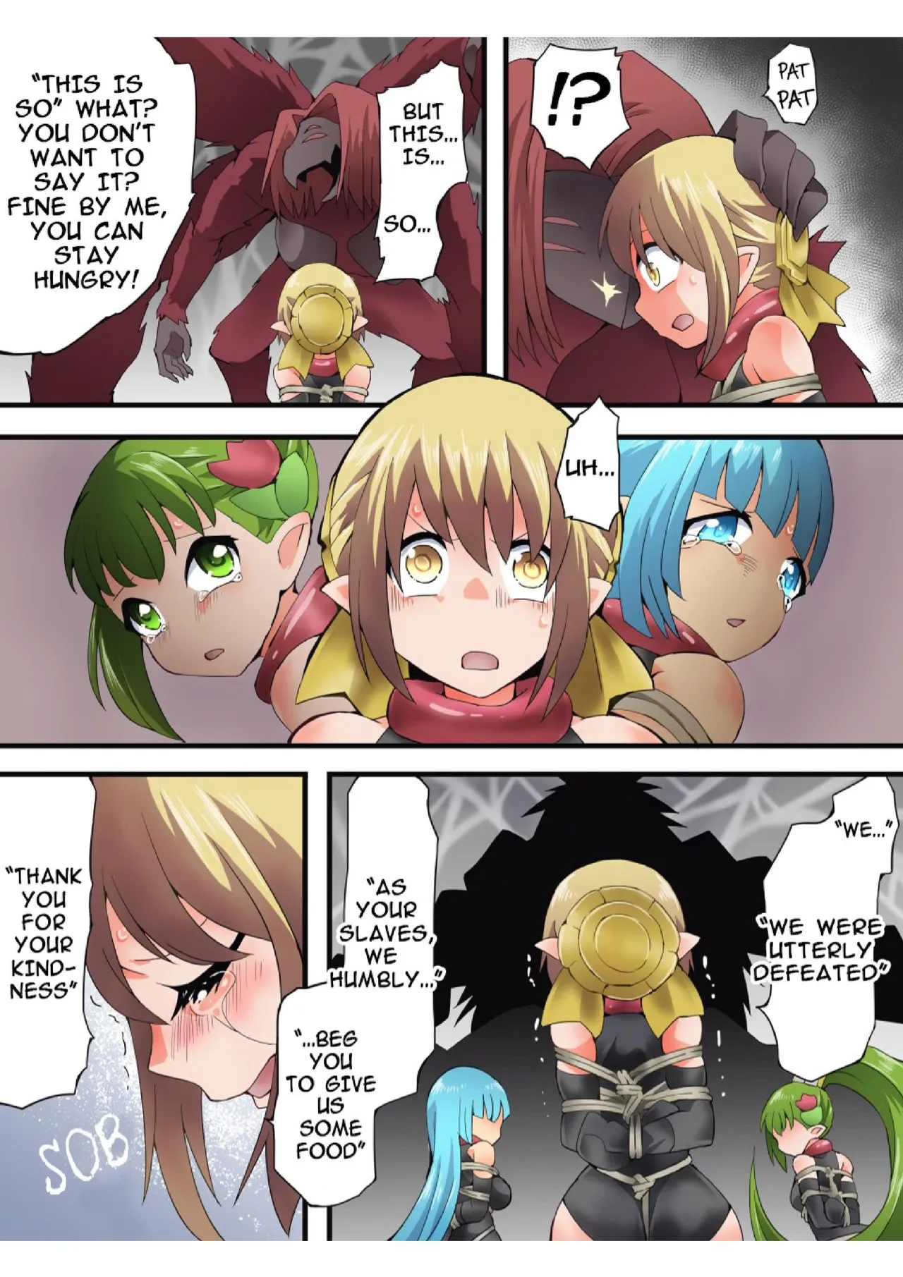 Yousei Kishi Fairy Bloom Ch. 8 page 10 original parody - rough translation bondage hentai manga - read online free