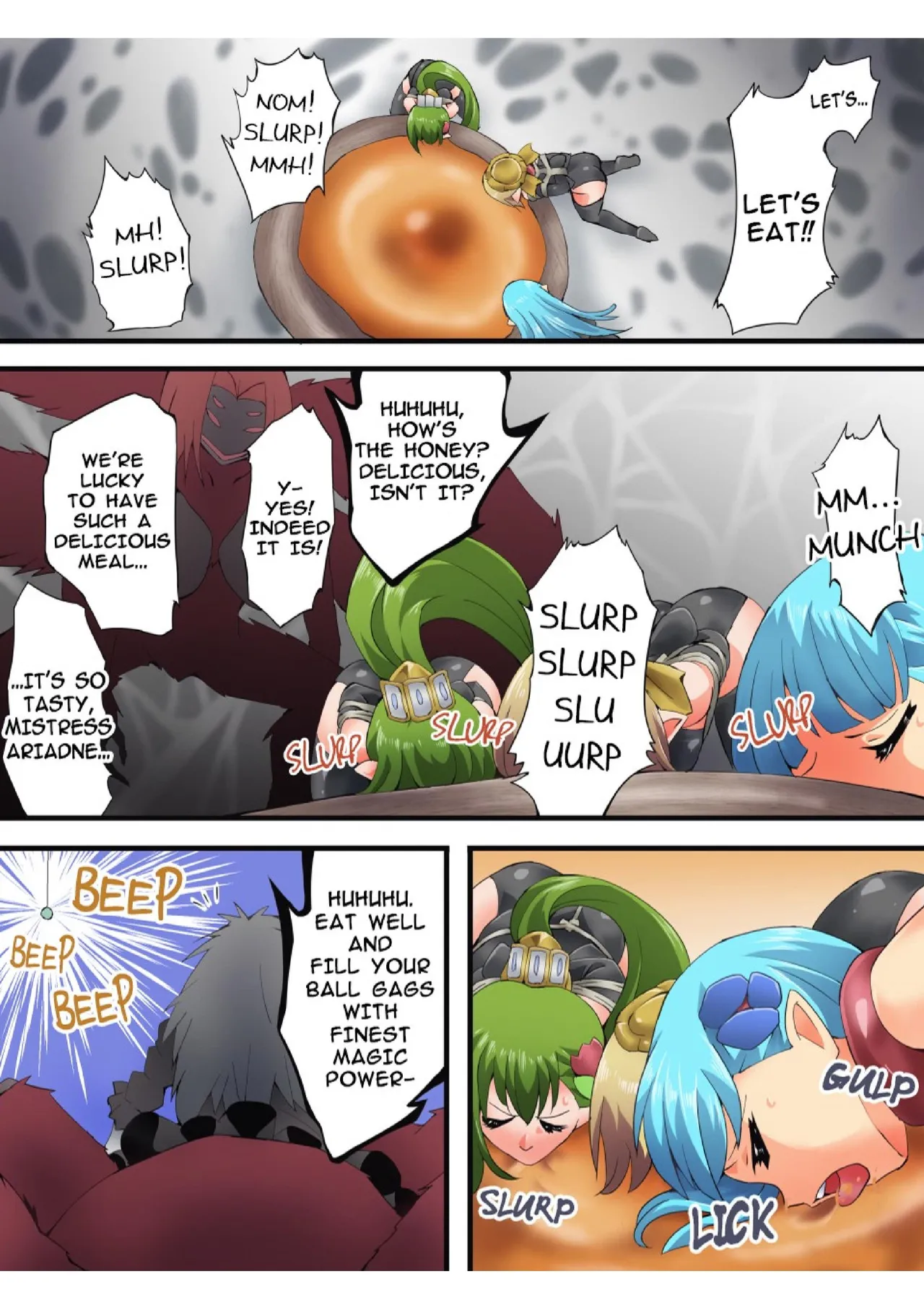 Yousei Kishi Fairy Bloom Ch. 8 page 12 original parody - rough translation bondage hentai manga - read online free