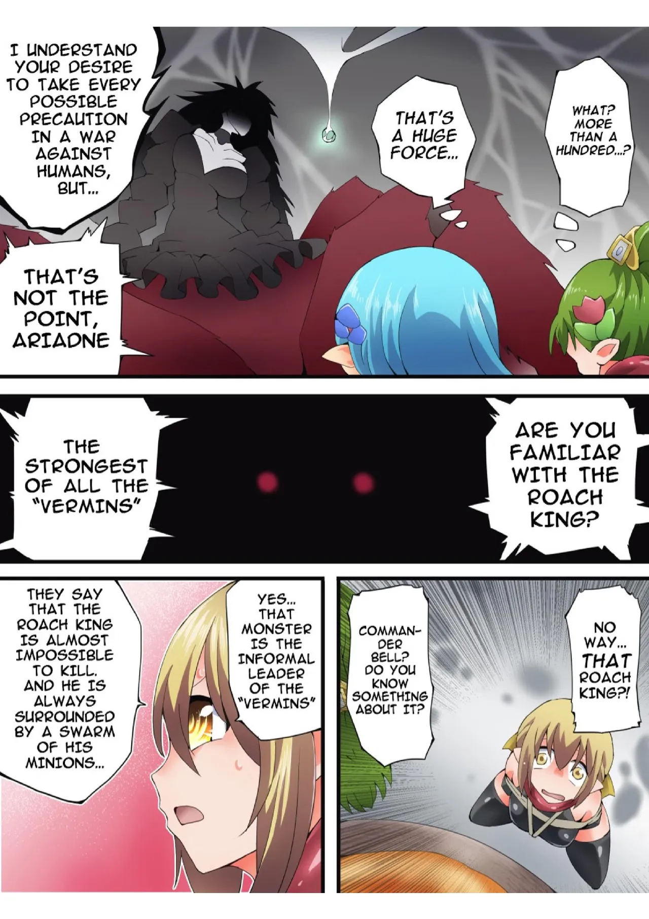 Yousei Kishi Fairy Bloom Ch. 8 page 15 original parody - rough translation bondage hentai manga - read online free
