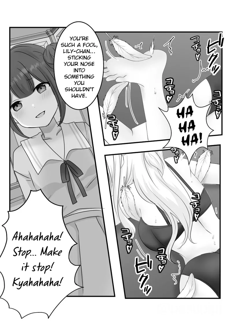 A Story About Elle, Who Has Been Possessed by an Evil Spirit and Torments Lily page 15 original parody - yuri females only hentai manga - read online free