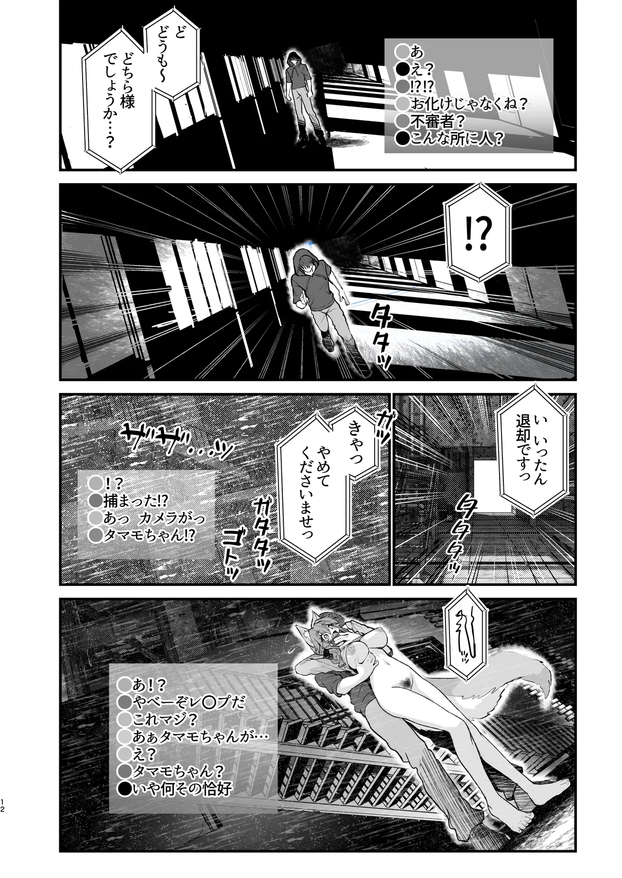 Datsui Haishin Tamamo-chan page 12 featuring hakuno kishinami fate extra parody - sole female sole male hentai manga - read online free