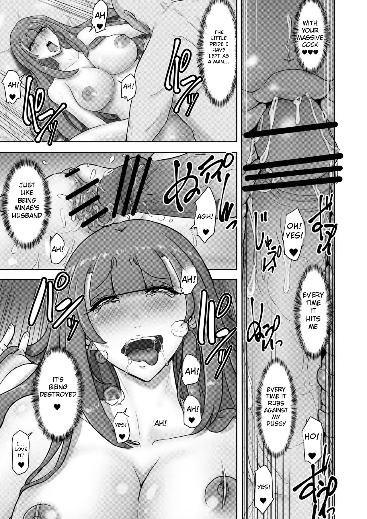 [TS-ya] Nyotaika Netorare Fuufu ~ Nyotaika sareta Otto wa Aisuru Tsuma o Netotta Chinpo ni Otosareru | Genderbent Cuckold Couple ~ The Transformed Husband Falls for the Cock that Stole His Wife [English] page 20 original parody - sole male big penis hentai manga - read online free