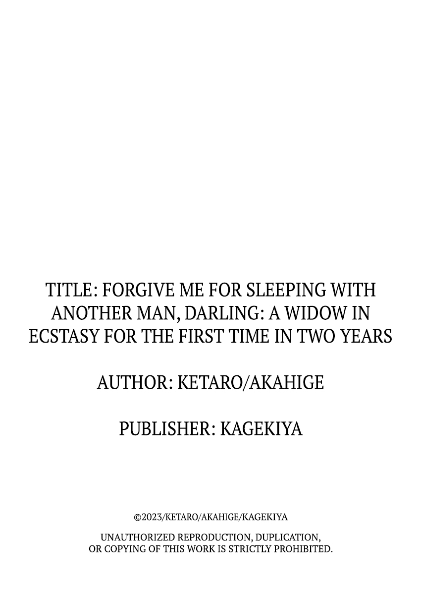 Anata, Hoka no Otoko ni Dakareru Watashi wo Yurushite - Ninenburi no Modaeru Miboujin | Forgive Me For Sleeping With Another Man, Darling— A Widow in Ecstasy for the First Time in Two Years 1 page 32 - sole female sole male hentai manga - read online free