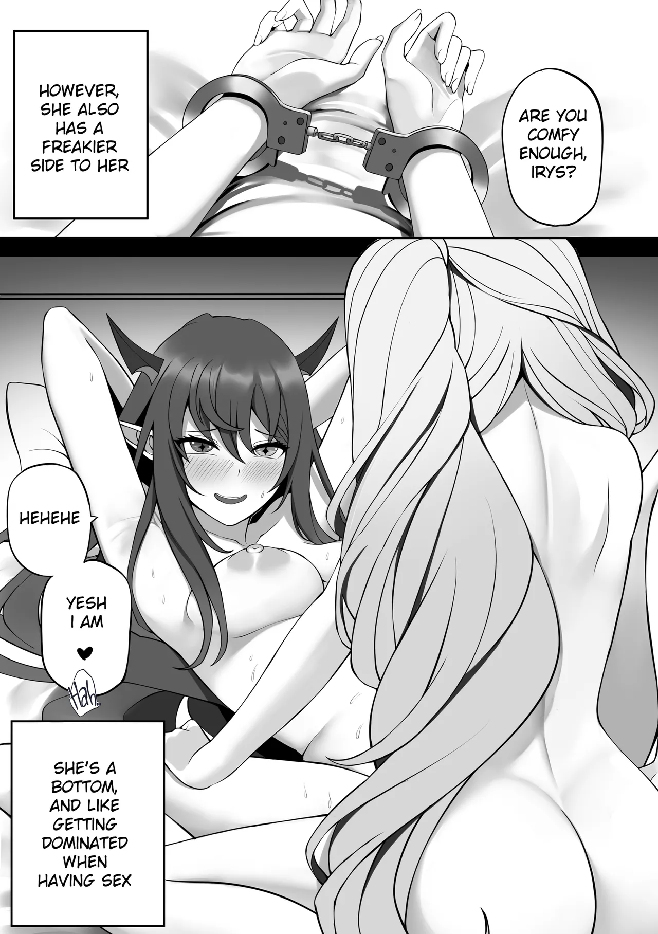 Midnight Lilies page 16 featuring pavolia reine hololive parody - yuri females only hentai manga - read online free
