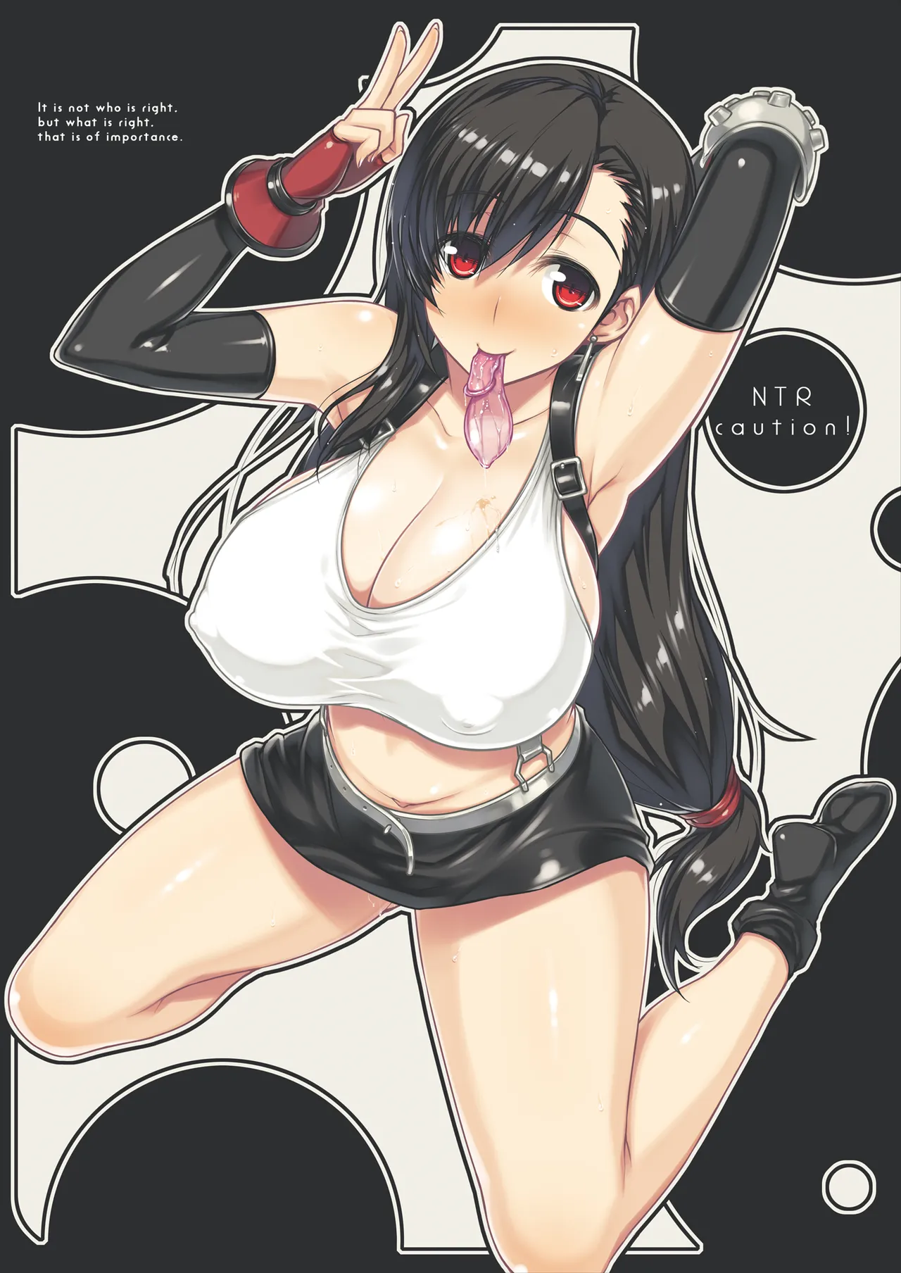 OPEN-ENDED page 84 featuring don corneo final fantasy vii parody - big breasts pregnant hentai manga - read online free