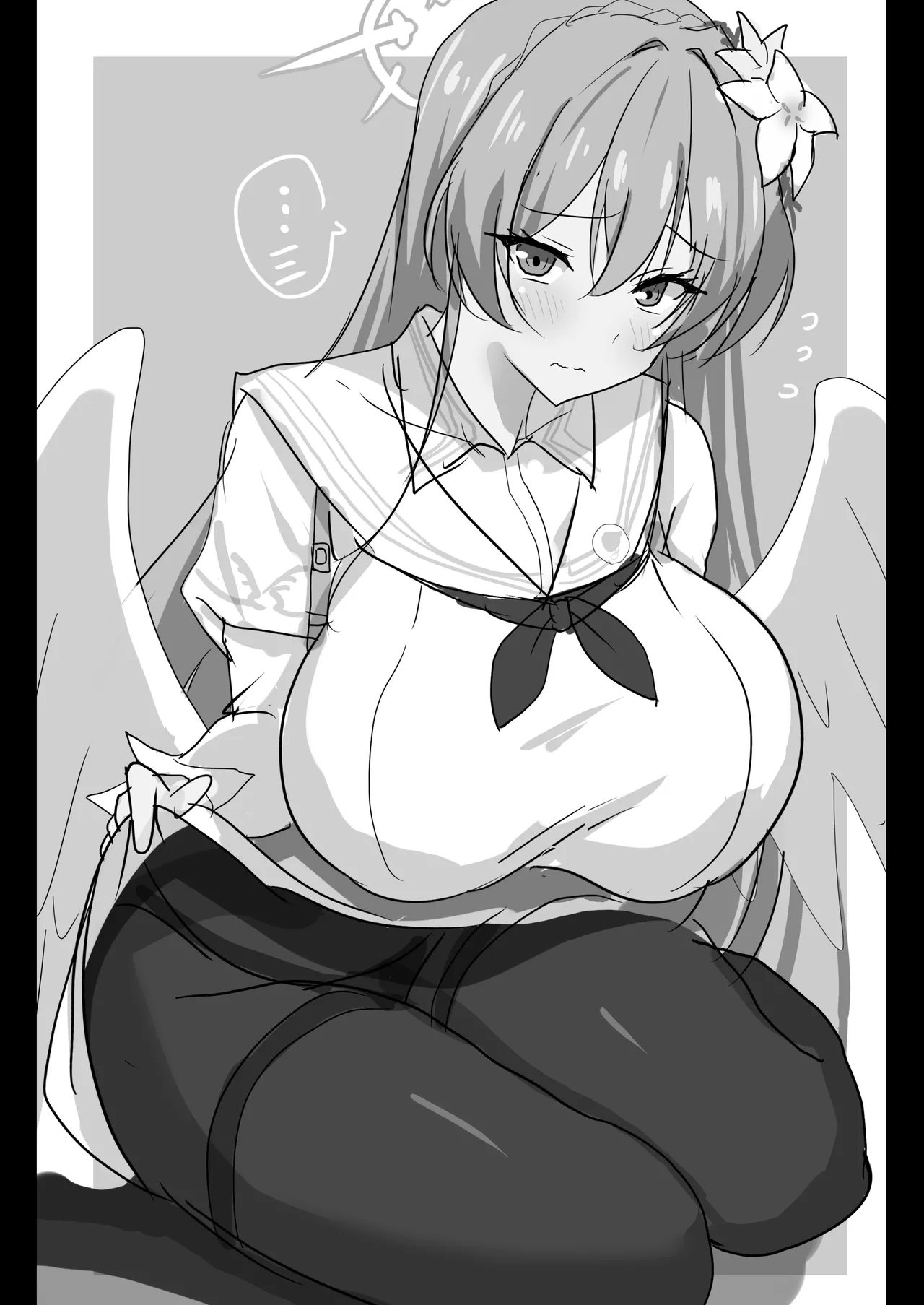 Rio Kaichou ni Iroiro na Fuku o Kisasete Ecchi suru Hon page 20 featuring rio tsukatsuki blue archive parody - big breasts full censorship hentai manga - read online free