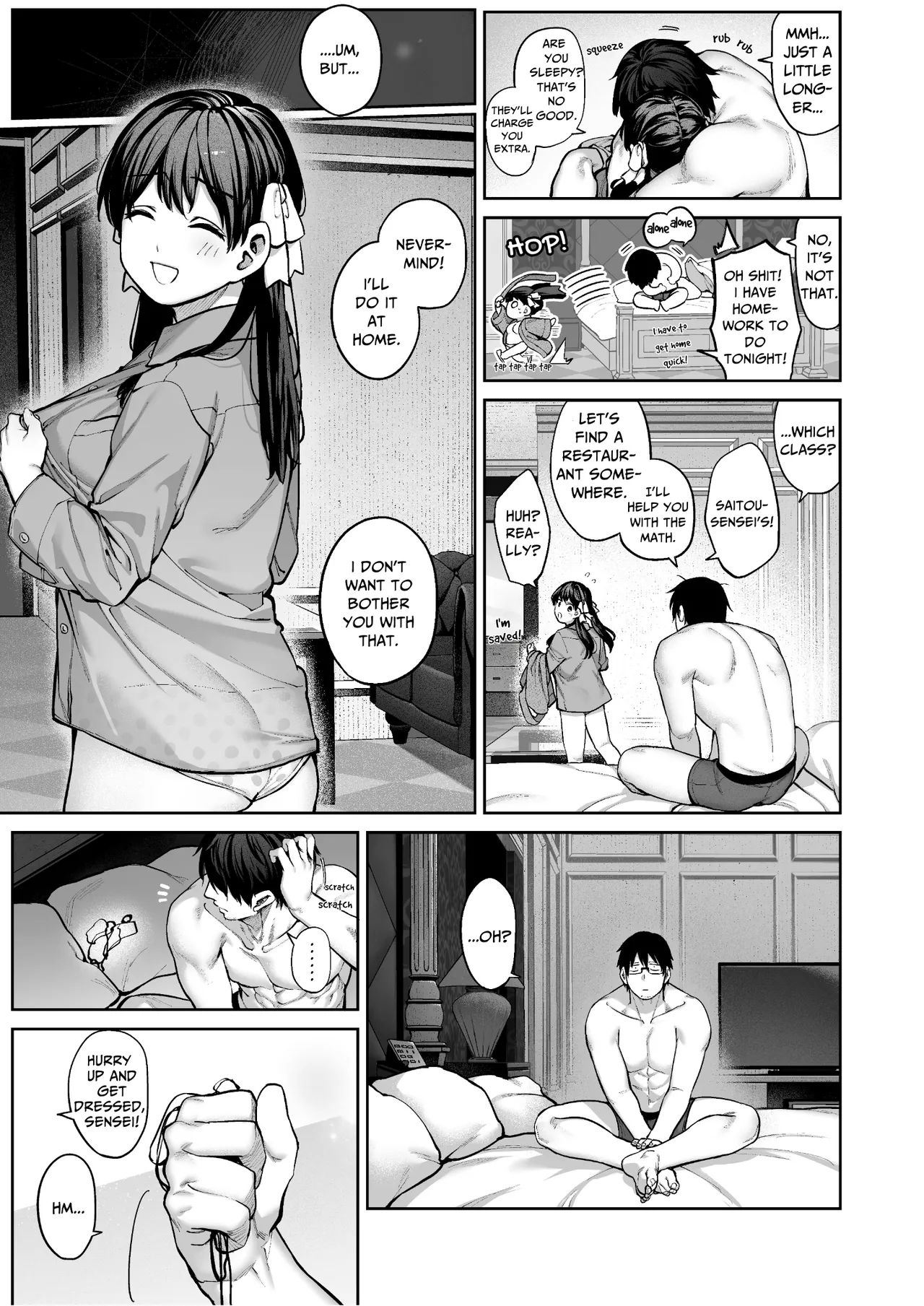 [Koutetsu Shabon Dama (Tamabon)] Kanojo wa Iranai Hattori Sensei! ~Koi wa Mendou Nante Itte Honto wa Ai ga Omo Sugiru~ | Mr. Hattori Doesn't Need A Girlfriend! ~he said love was a hassle, but his love is just too heavy~ [English] page 50 original parody - sole female sole male hentai manga - read online free