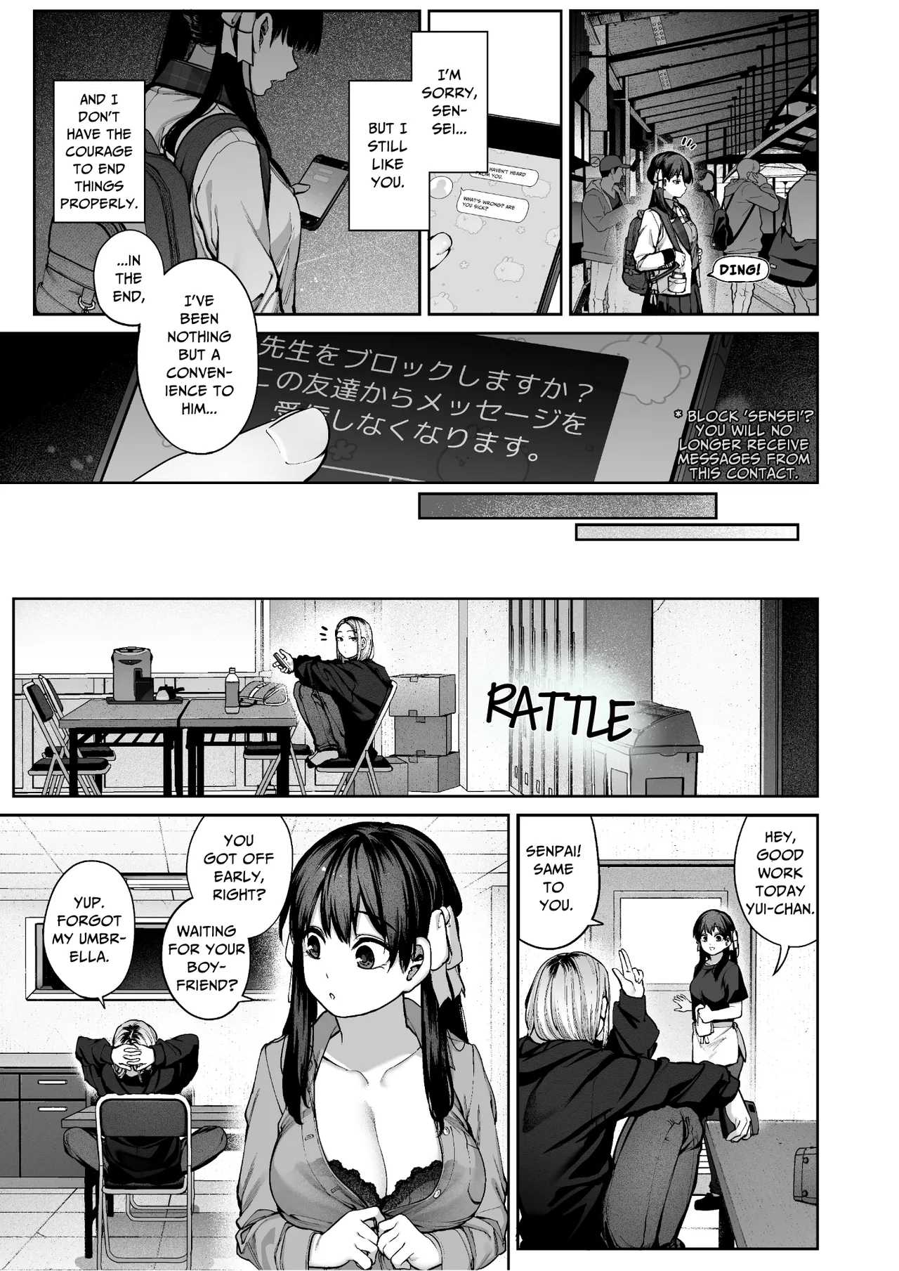 [Koutetsu Shabon Dama (Tamabon)] Kanojo wa Iranai Hattori Sensei! ~Koi wa Mendou Nante Itte Honto wa Ai ga Omo Sugiru~ | Mr. Hattori Doesn't Need A Girlfriend! ~he said love was a hassle, but his love is just too heavy~ [English] page 58 original parody - sole female sole male hentai manga - read online free