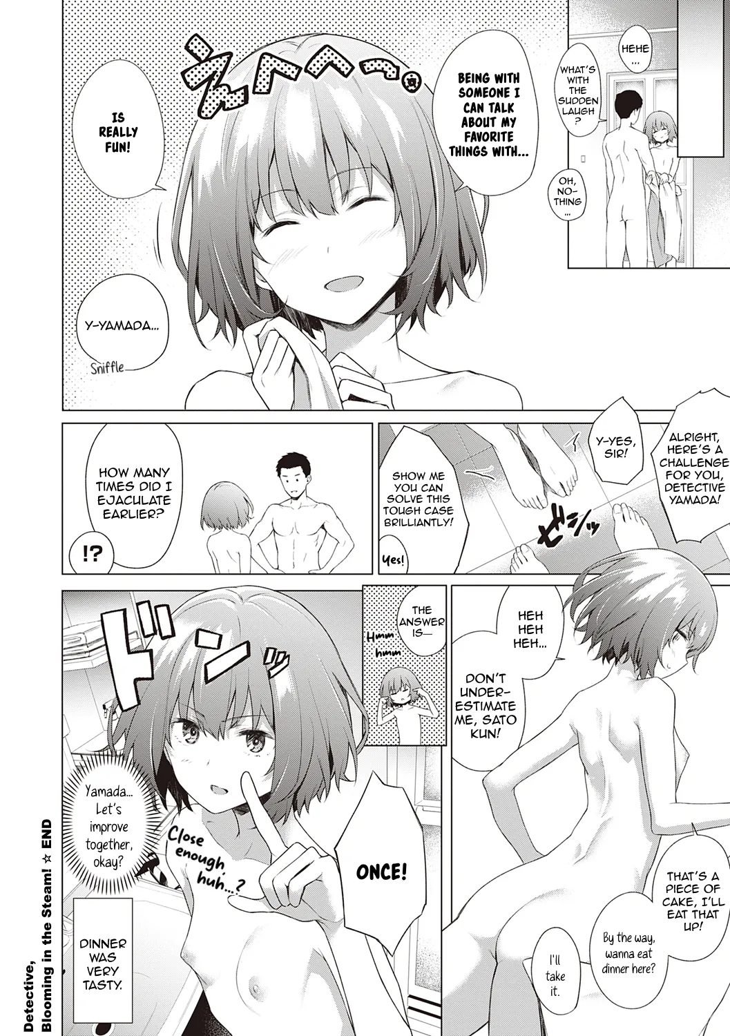 Tantei, Yukemuri ni Hokorobu! | Detective, Blooming in the Steam! page 28 - sole female sole male hentai manga - read online free
