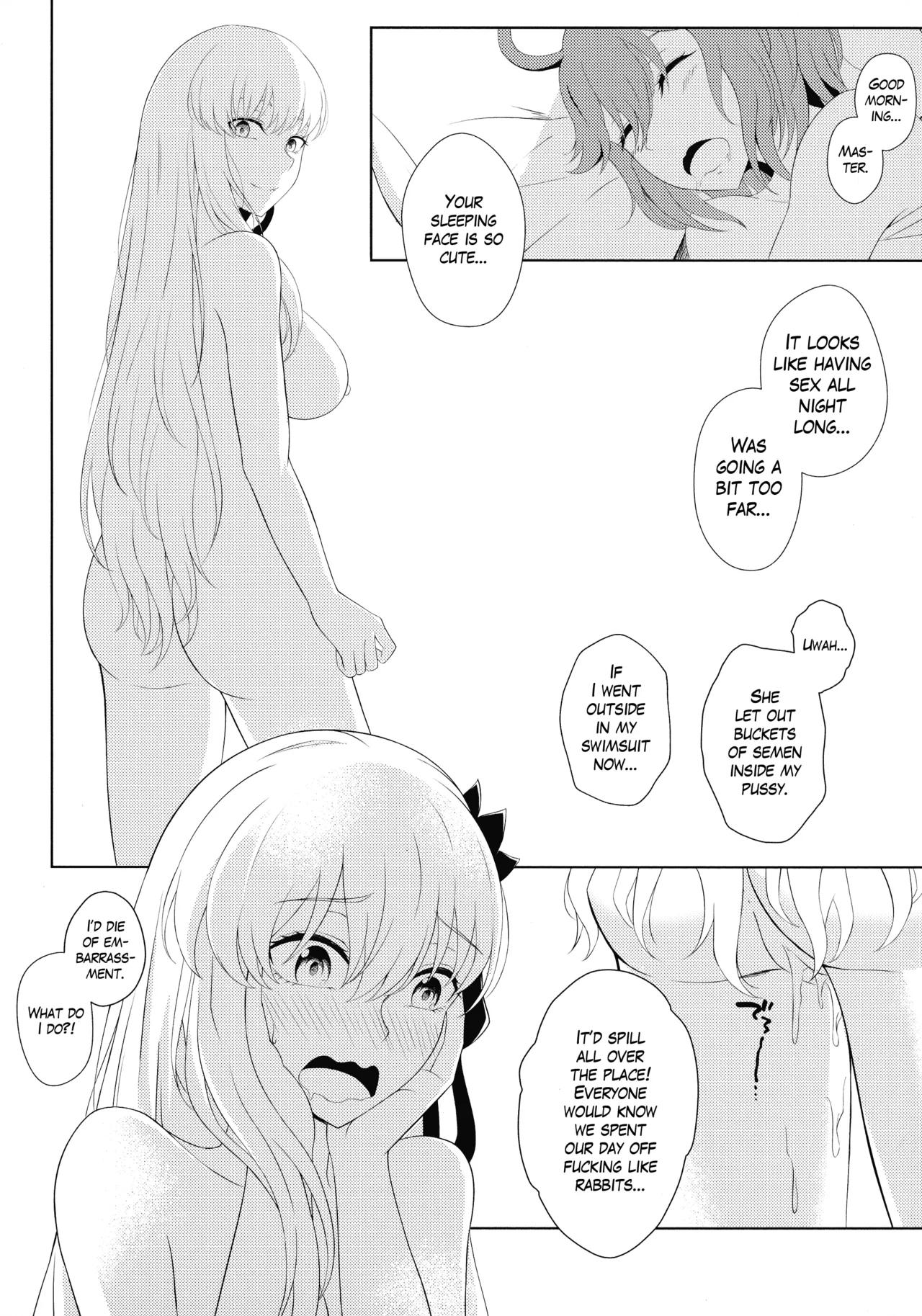 Kama to Honeymoon - Honeymoon with Kama page 28 featuring gudako fate grand order parody - nakadashi bikini hentai manga - read online free