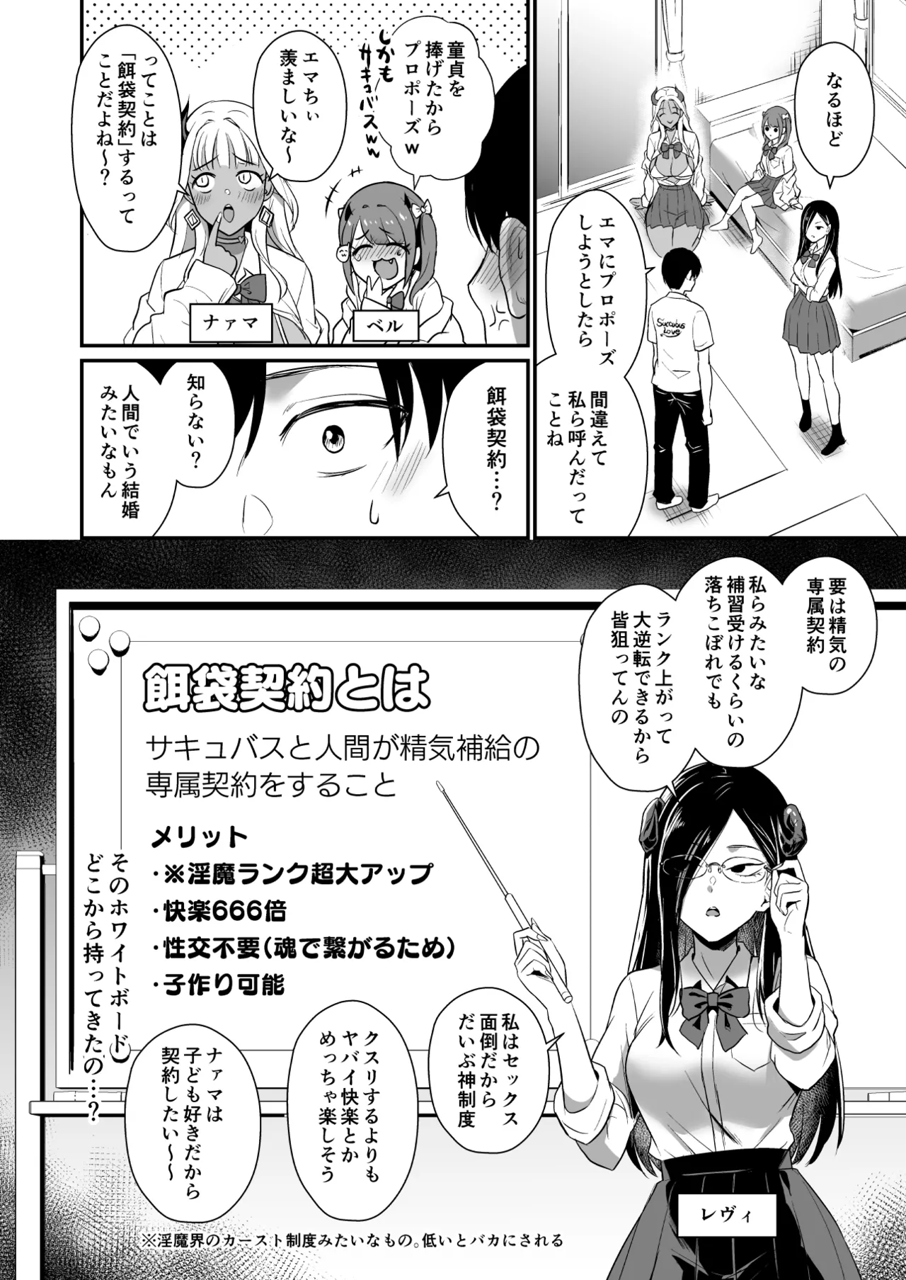 Gal Succubus ga Harem de Koyou to Ore no Junai wa Tomaranai! - Even if a gal succubus comes to my harem, my pure love will never stop! page 18 original parody - sole male nakadashi hentai manga - read online free