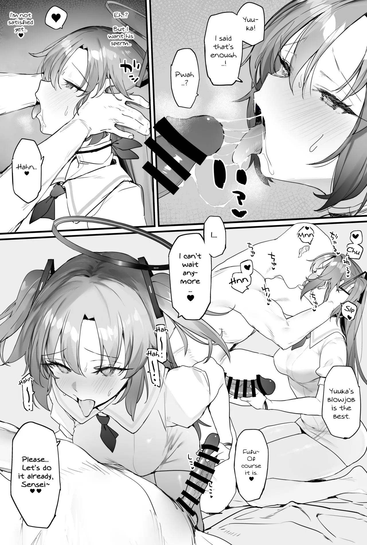[remora field (remora)] Yuuka-chan to Ichaicha Suru Hon | A book of getting lovey-dovey with Yuuka-Chan (Blue Archive) [English] [DeppoTL] [Digital] page 13 featuring sensei blue archive parody - sole female sole male hentai manga - read online free