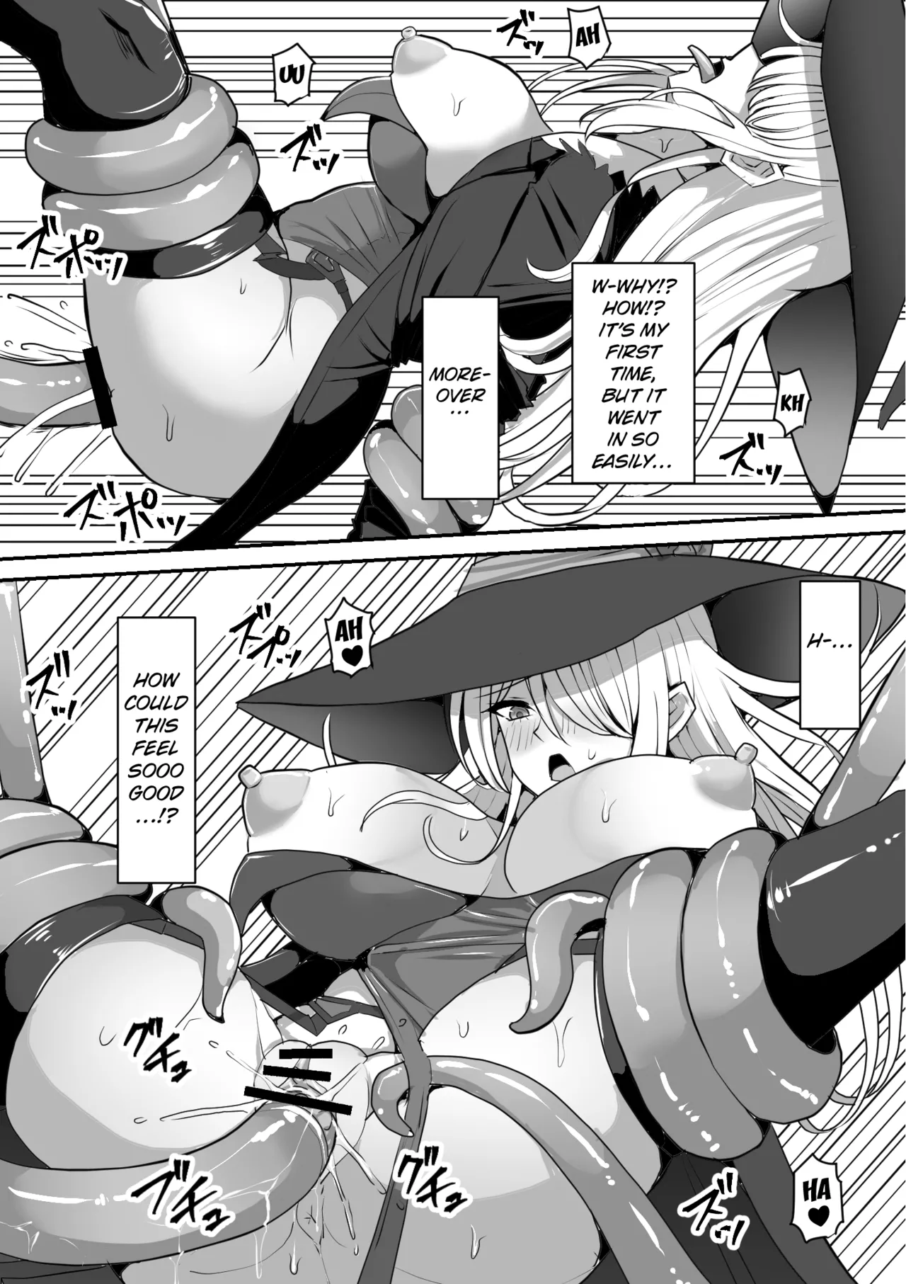 Majo ga Shokushu ni Kisei sa re Shokushu o Shussan shi Makuru Hanashi page 13 original parody - sole female stockings hentai manga - read online free