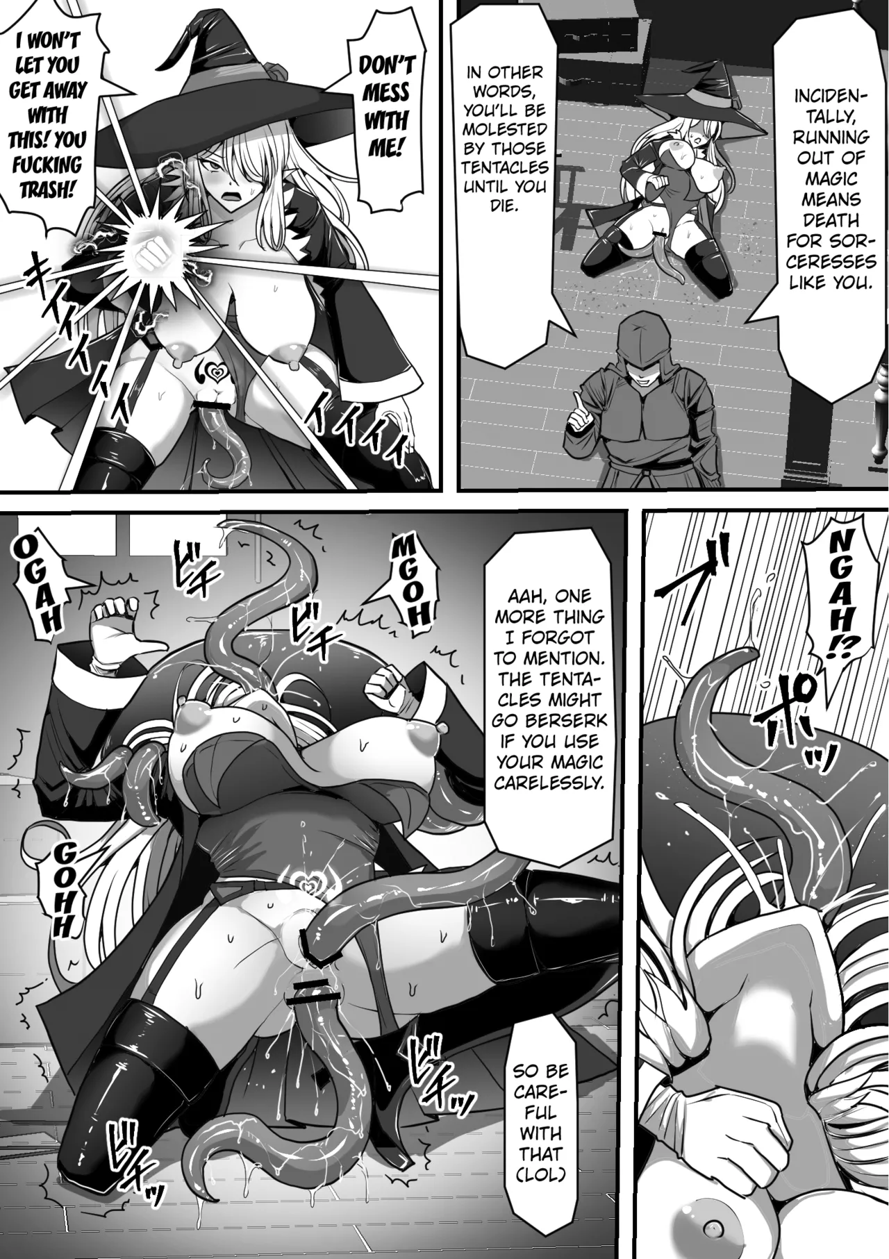 Majo ga Shokushu ni Kisei sa re Shokushu o Shussan shi Makuru Hanashi page 31 original parody - squirting big breasts hentai manga - read online free