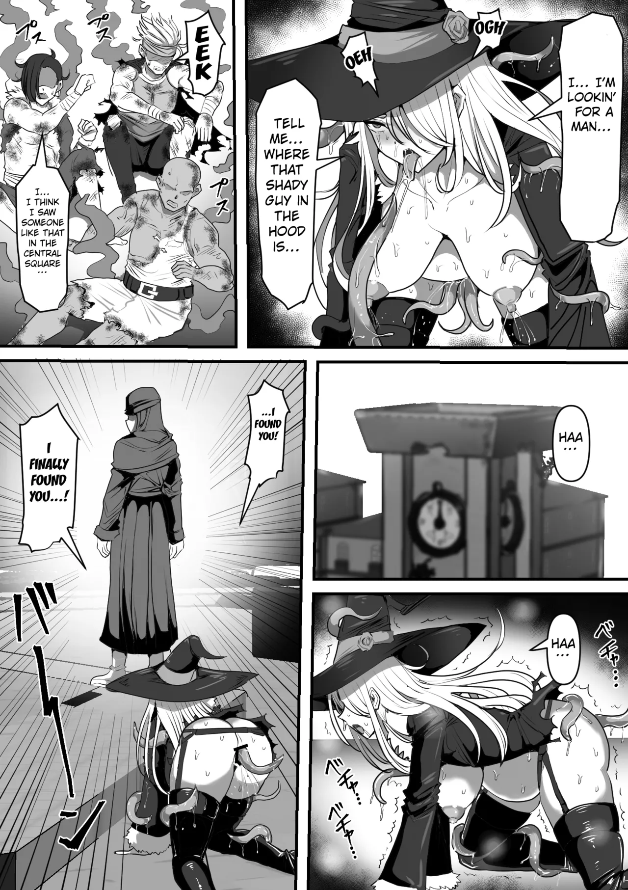 Majo ga Shokushu ni Kisei sa re Shokushu o Shussan shi Makuru Hanashi page 50 original parody - sole female stockings hentai manga - read online free