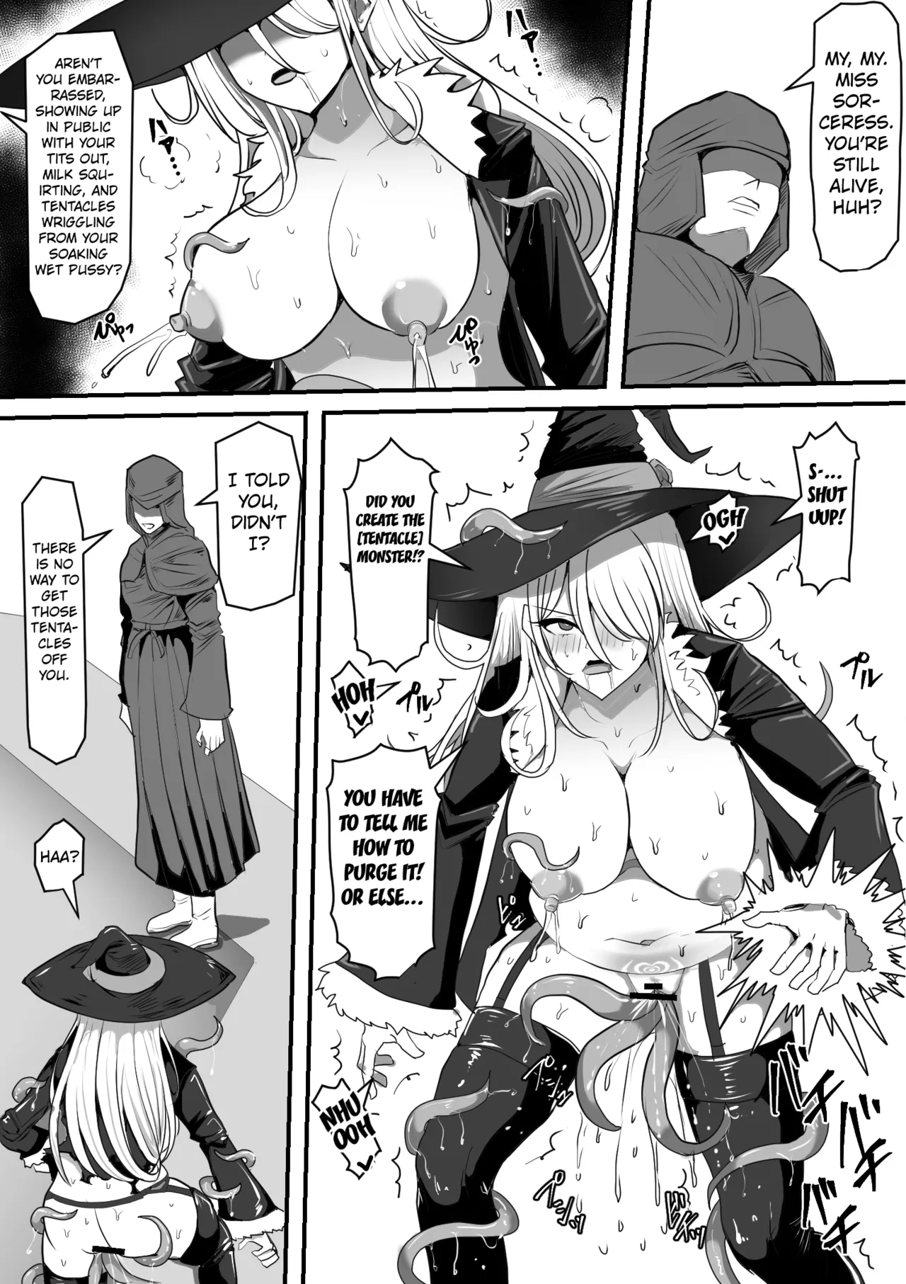 Majo ga Shokushu ni Kisei sa re Shokushu o Shussan shi Makuru Hanashi page 51 original parody - squirting big breasts hentai manga - read online free