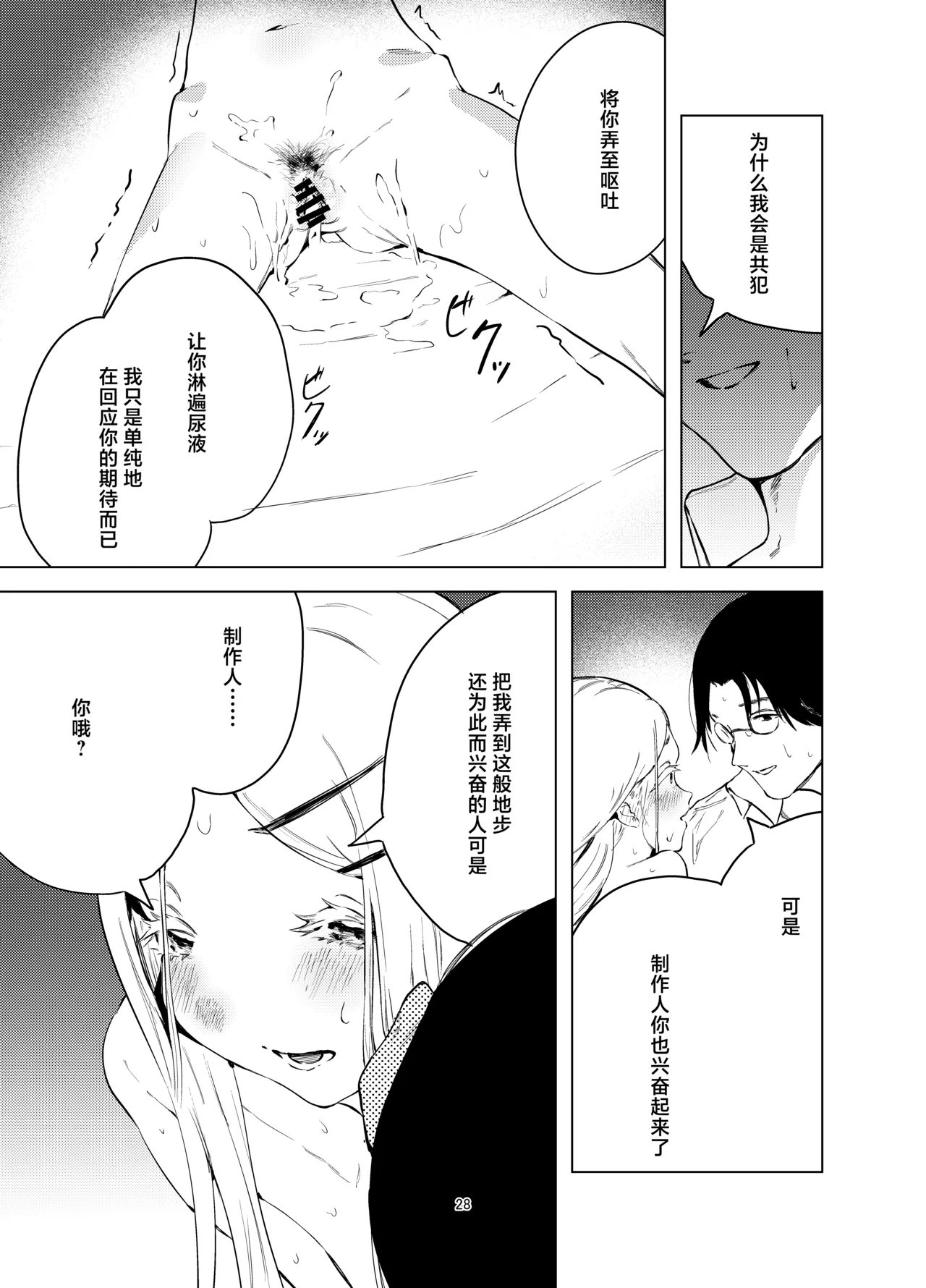 Shinosawa Hiro Shiikuron | 筱泽广饲育论 page 28 featuring producer the idolmaster parody - sole female sole male hentai manga - read online free