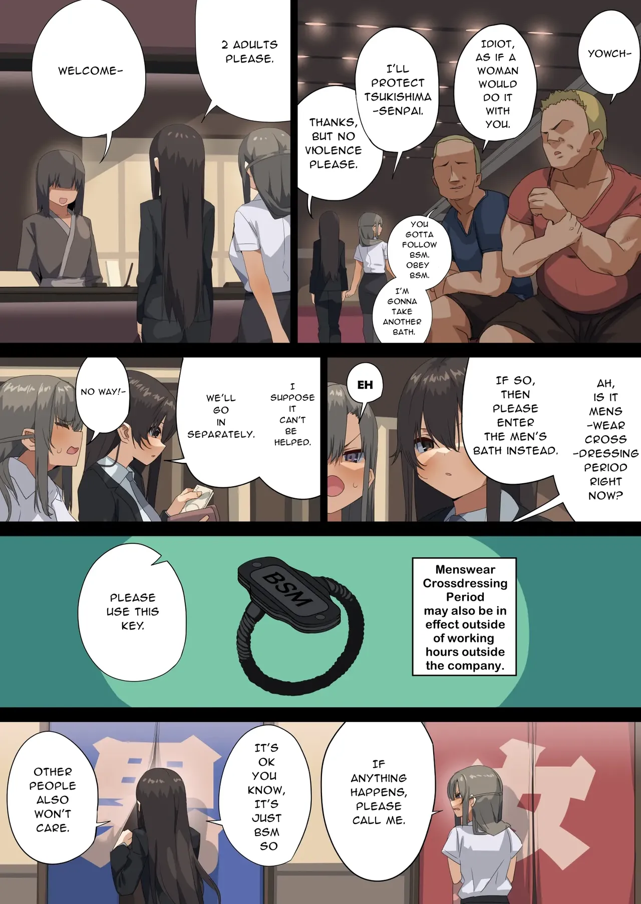 Business Sex Manners AC, Escalator, and Menswear Crossdressing Anal Tsukishima Special Complication page 43 original parody - maid business suit hentai manga - read online free