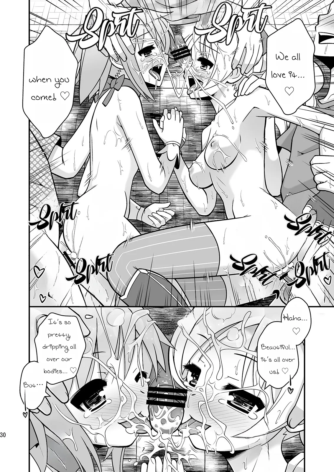Watashi-tachi ga Jouka shite Ageru | Let us purify you! page 28 featuring homura akemi puella magi madoka magica parody - magical girl group hentai manga - read online free