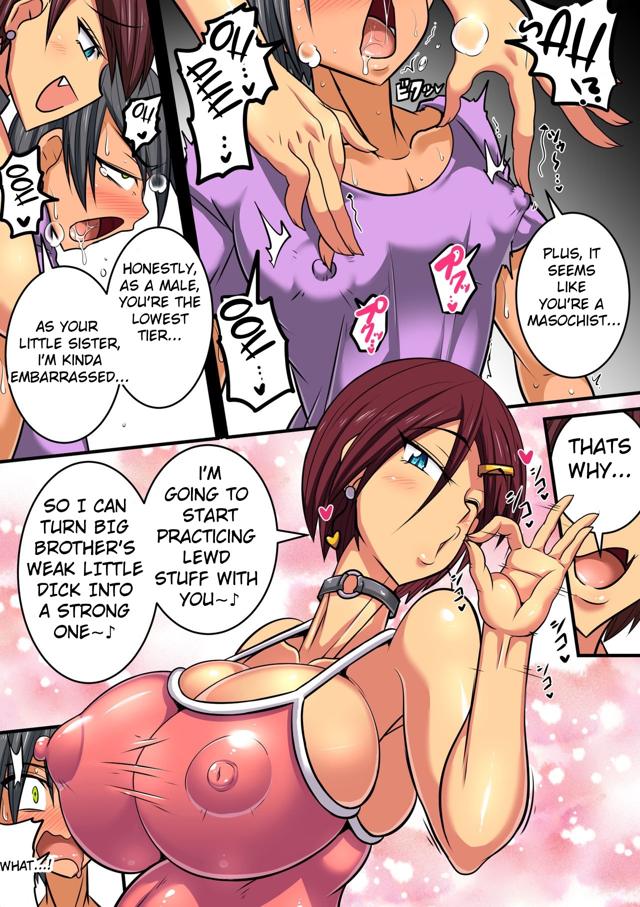 [Sennen Comodo] Choushin de Kyonyuu na Gimai ni Yoru Ochinchin Kyouka Kunren! (Uso) | My TALL and BUSTY Step Sister Gives Me Penis Enhancement Training (it was a lie.) [English] - Page 7