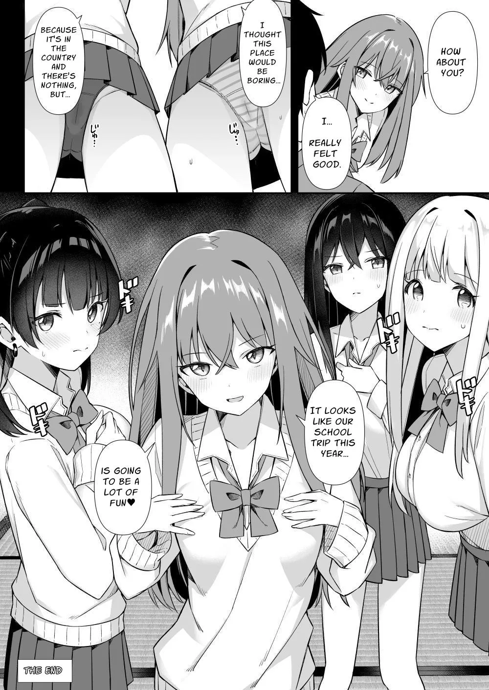 Shuugaku Ryokou de Onsen Ryokan ni Kita Gal, Nakai no Dekachinpo de Wakarase Zecchou | Gals on a Hot-spring Inn Trip are Shown Who's Boss by their Big Dick Waiter page 64 original parody - virginity big breasts hentai manga - read online free