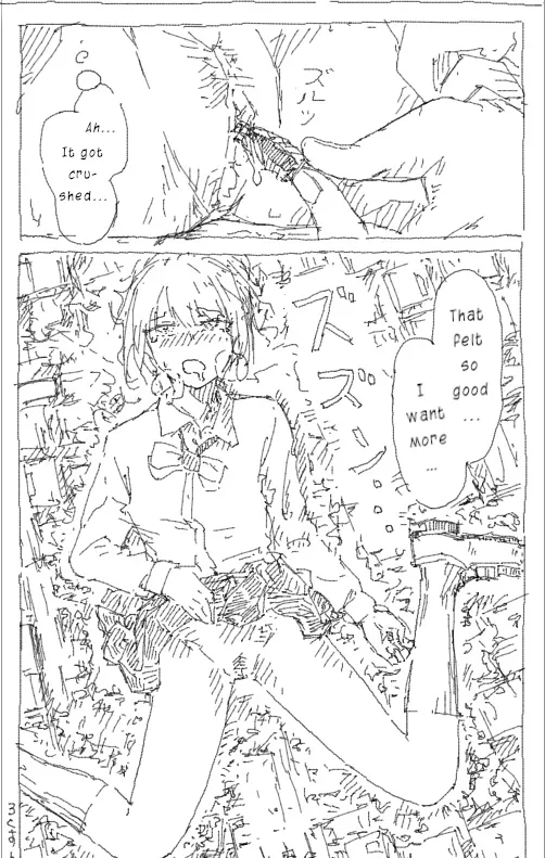 [rock_suno] Kyodai Musume Jii 1-3 | Giantess Masturbation 1-3 [English] page 12 original parody - masturbation schoolgirl uniform hentai manga - read online free