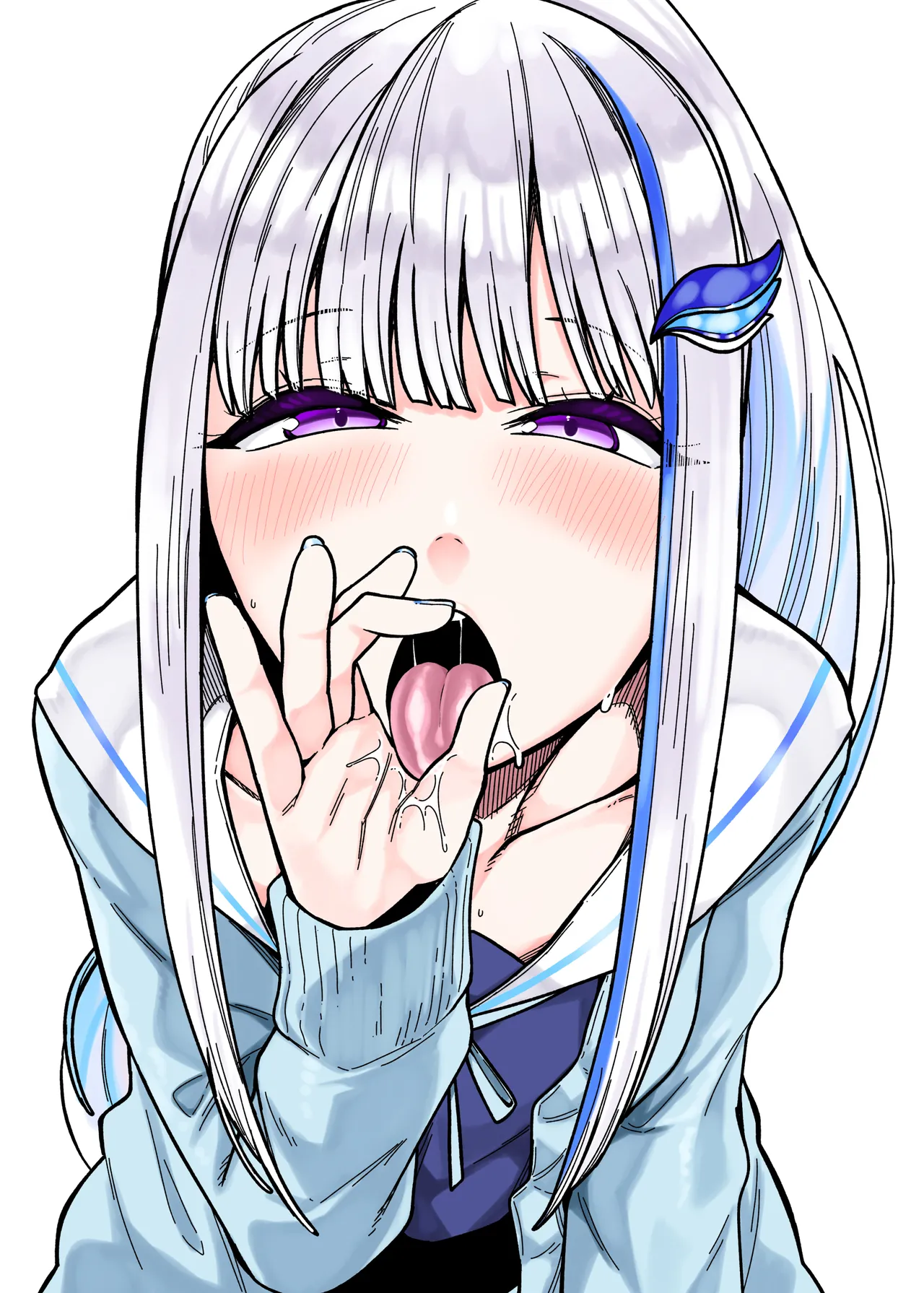 Oshi ni Okuchi de Nuite Moraitai page 18 featuring lize helesta nijisanji parody - blowjob face ball sucking hentai manga - read online free