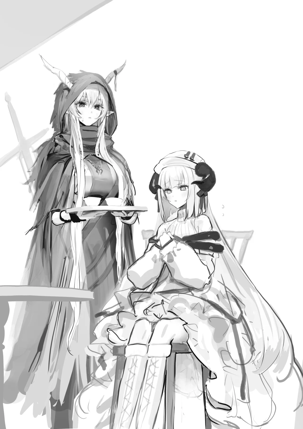 Shining & Nightingale Migawari Ecchi page 27 arknights parody - handjob kissing hentai manga - read online free