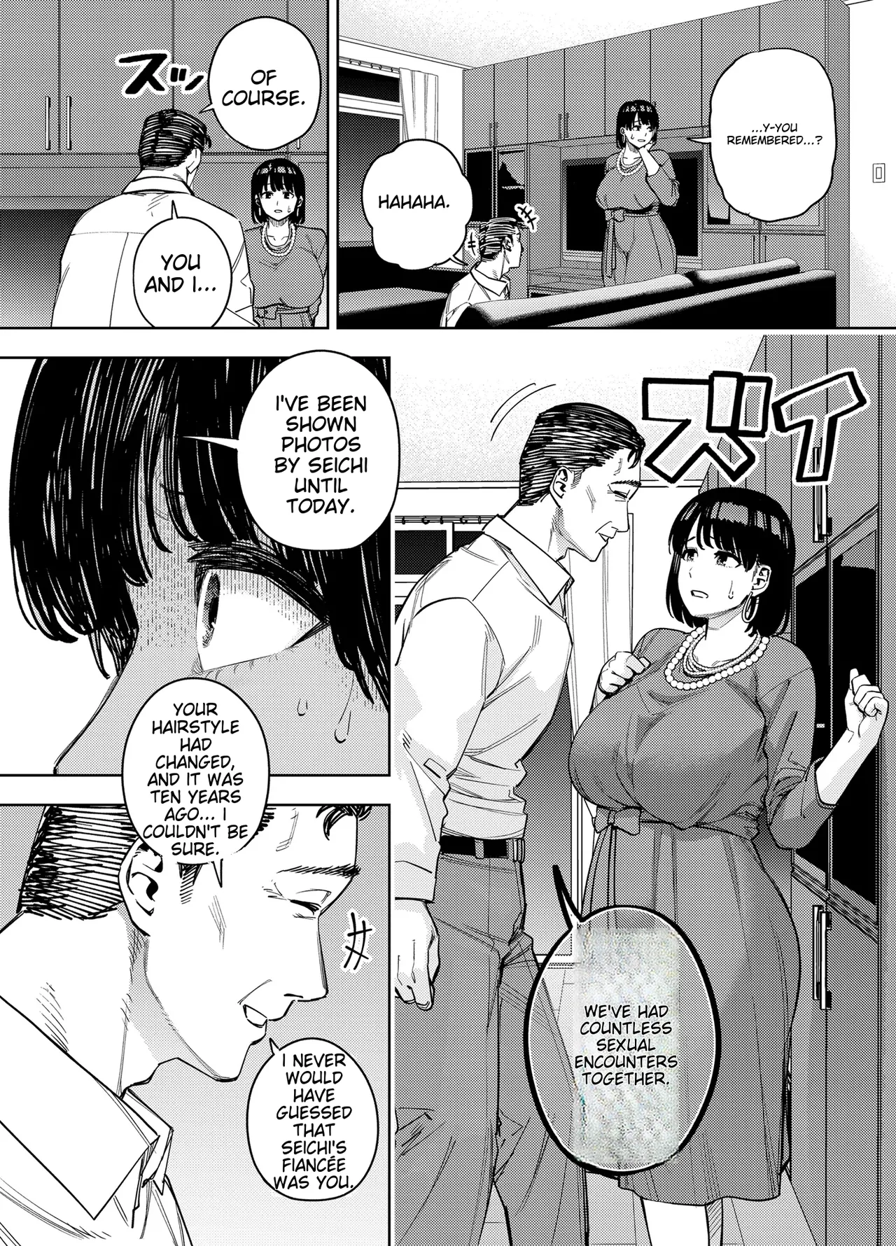 [Ougon Shinshi Club (Kaniguruma)] Gifu ni Dakareru Tsuma Mika-hen 1 | Wife embraced by father-in-law 1 [English] [woof!] page 11 original parody - big breasts netorare hentai manga - read online free