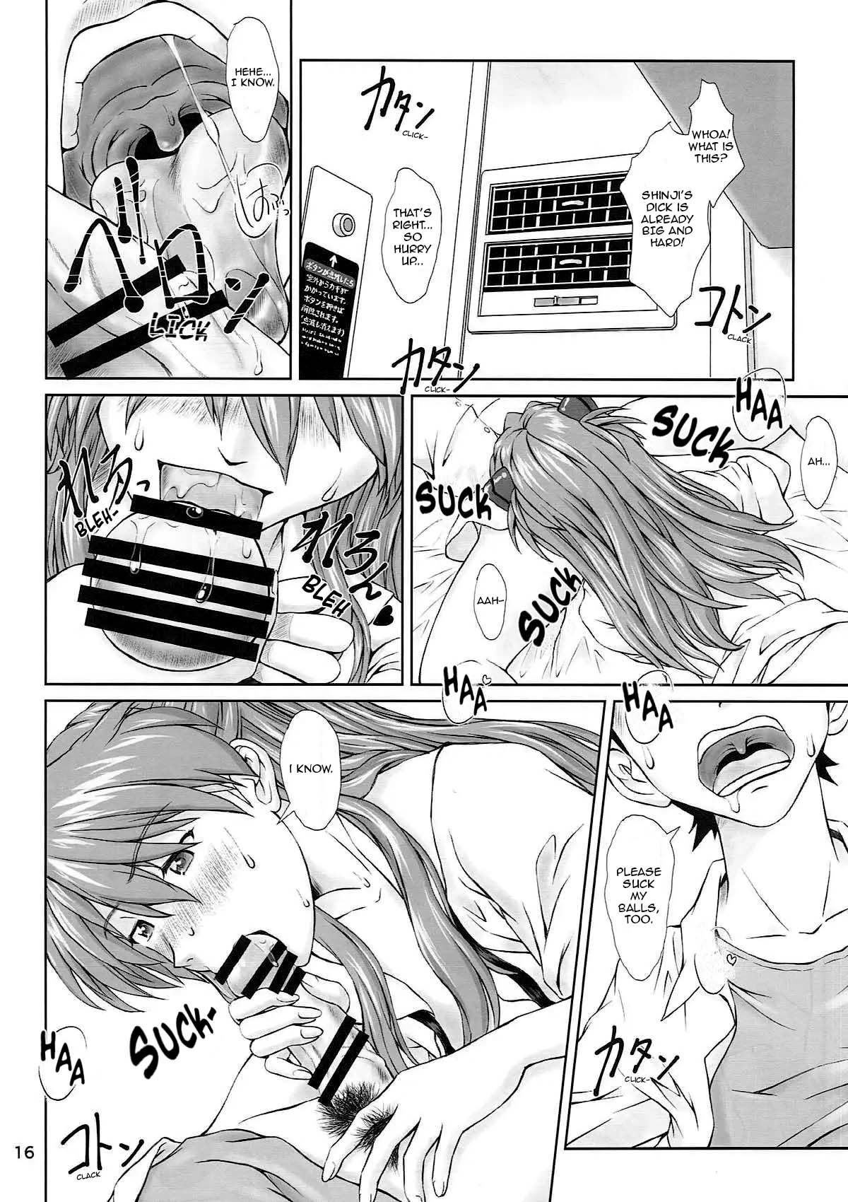 MISSEND page 14 featuring shinji ikari neon genesis evangelion parody - kissing cunnilingus hentai manga - read online free