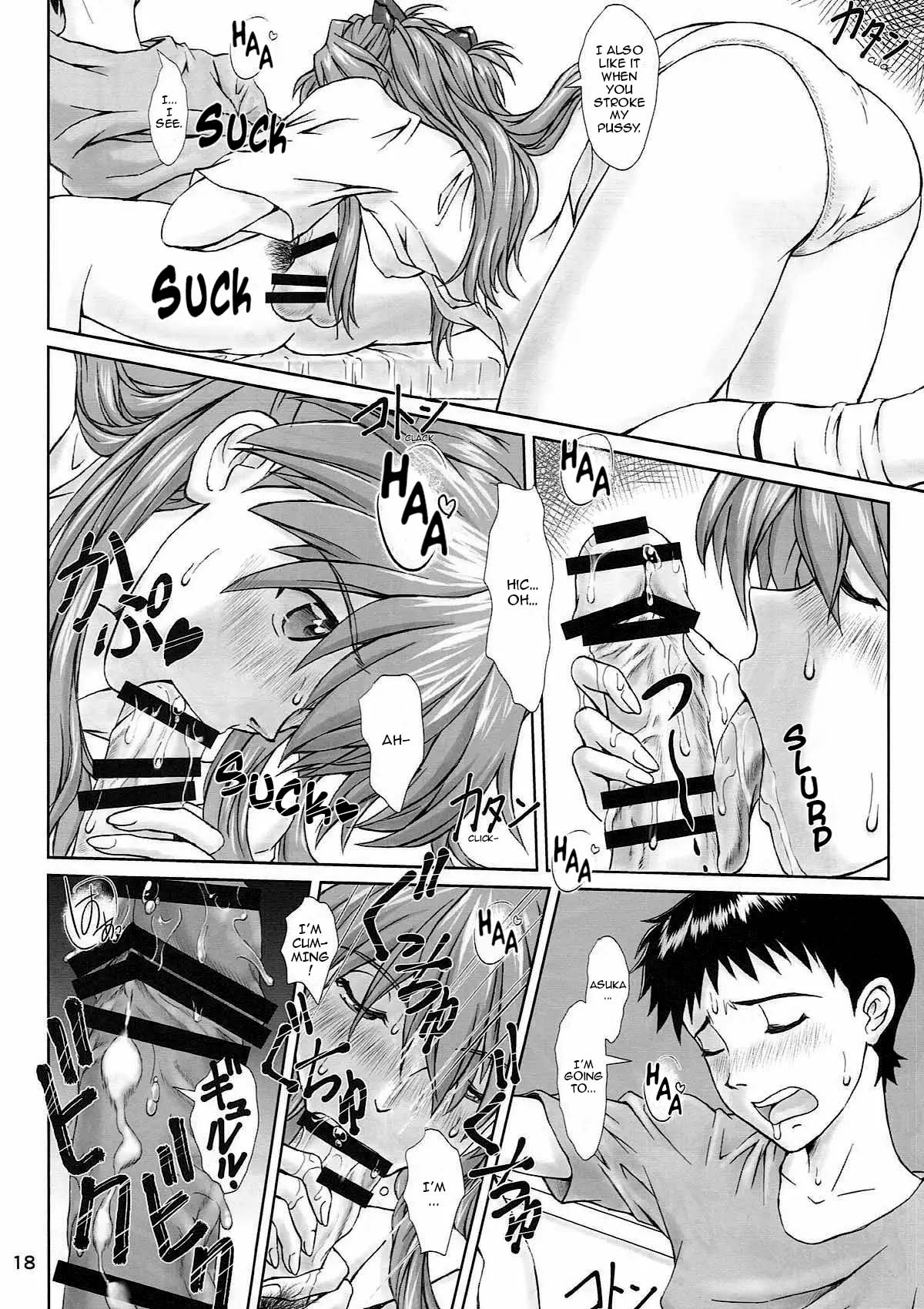 MISSEND page 16 featuring shinji ikari neon genesis evangelion parody - kissing cunnilingus hentai manga - read online free