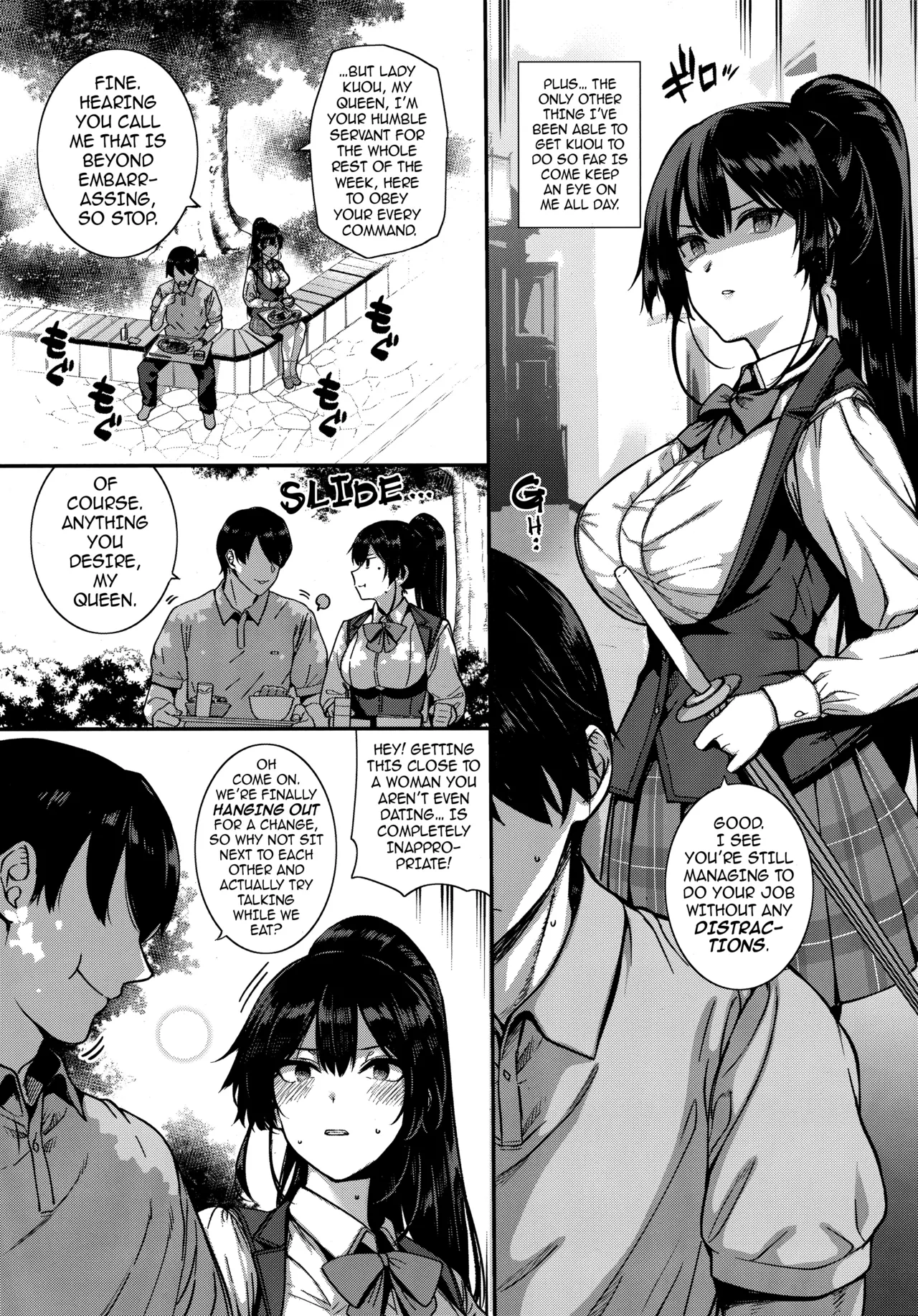 Amatsuka Gakuen no Ryoukan Seikatsu 1-9 page 169 - milf sweating hentai manga - read online free