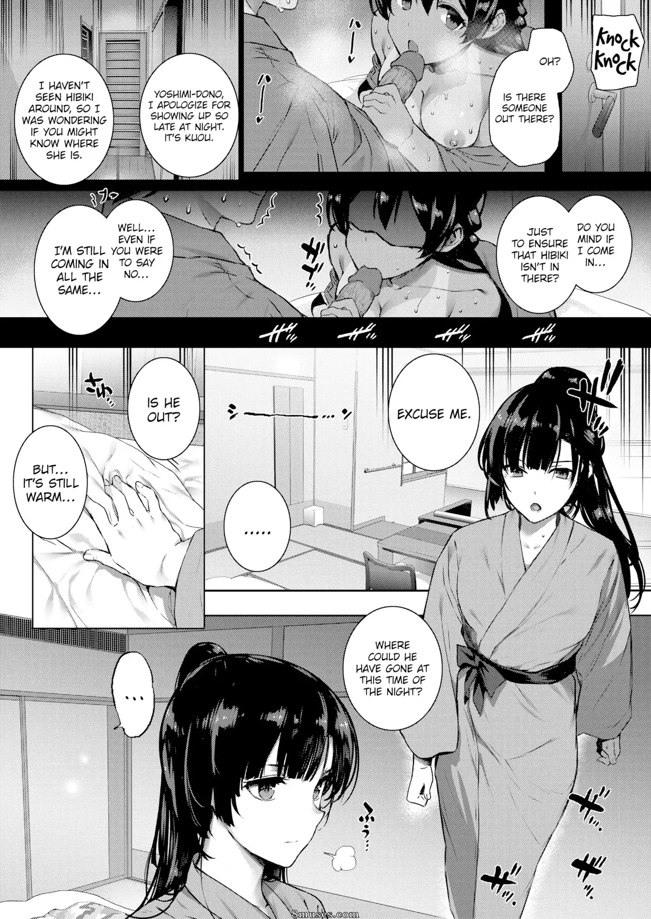 Amatsuka Gakuen no Ryoukan Seikatsu 1-9 page 94 - milf sweating hentai manga - read online free