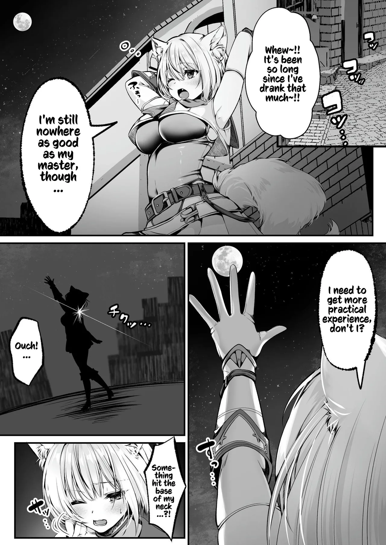 Hakurou Kenshi Hati-chan no Ecchi na Bouken no Sho | White Wolf Swordswoman's Erotic Adventure page 114 original parody - squirting futanari hentai manga - read online free